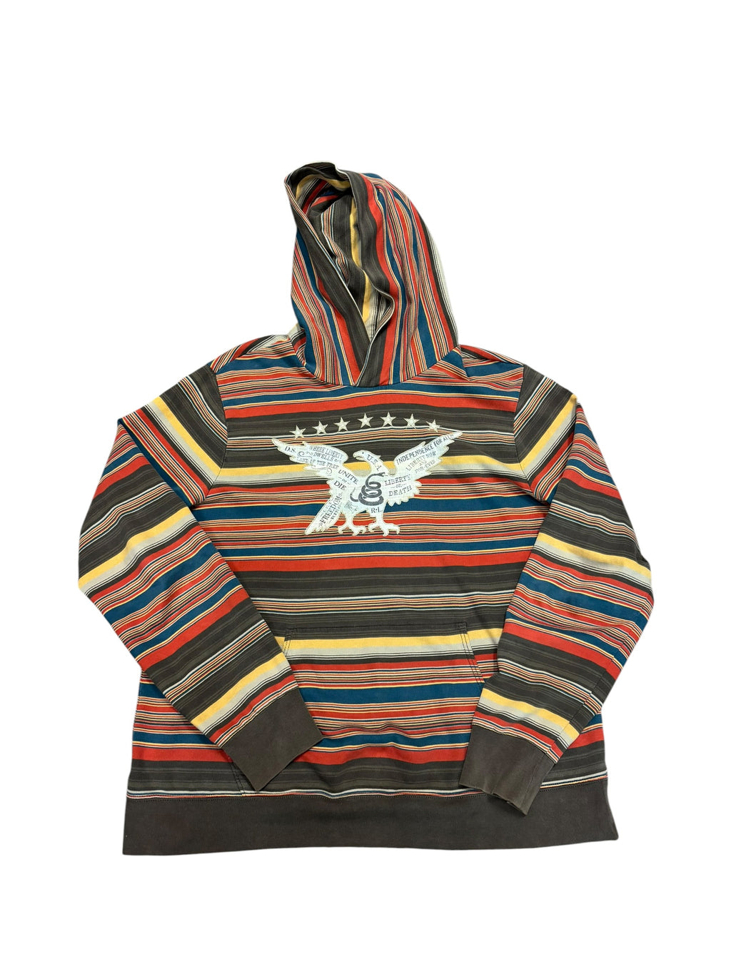 Vintage Denim and Supply Serape Hoodie