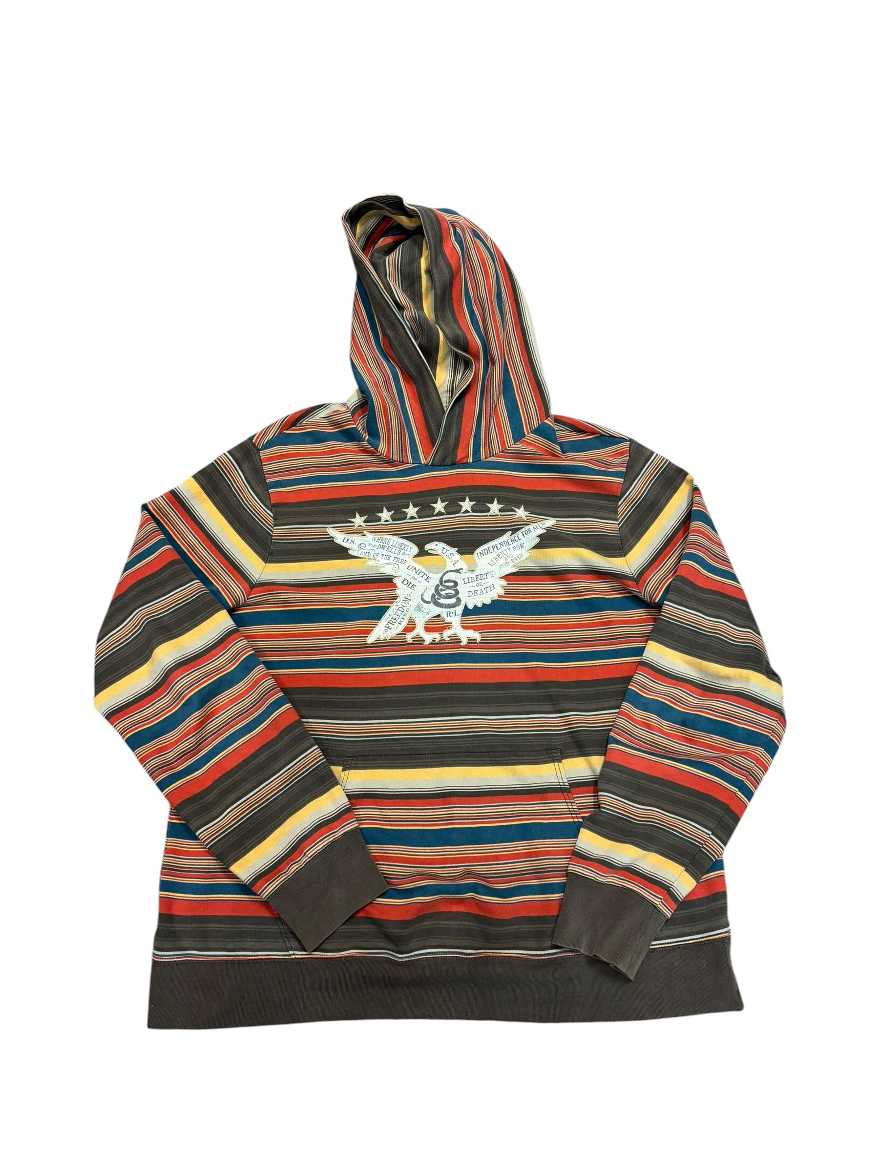 Vintage Denim and Supply Serape Hoodie