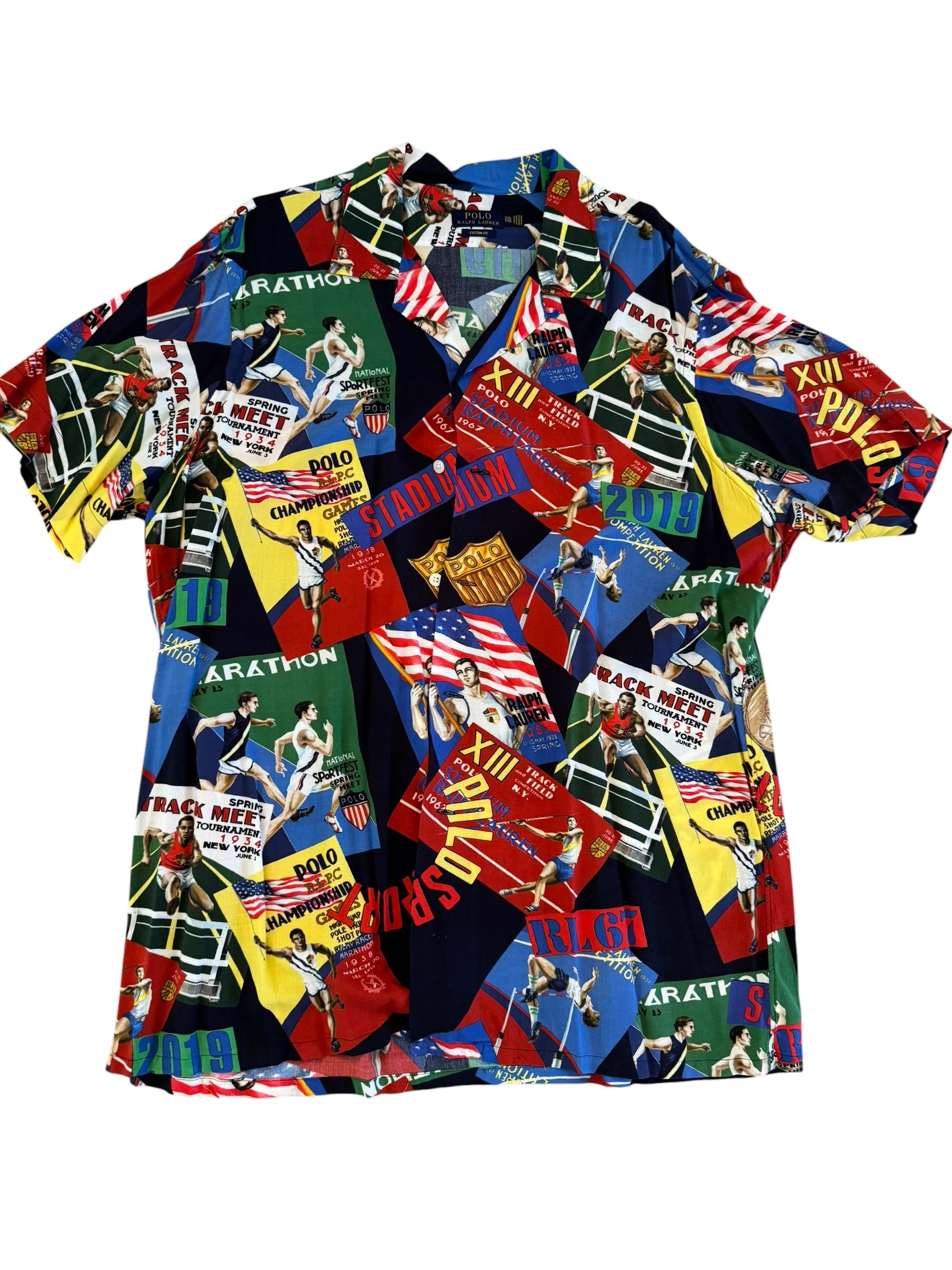 Polo Ralph Lauren Stadium Graphic Post card shirt
