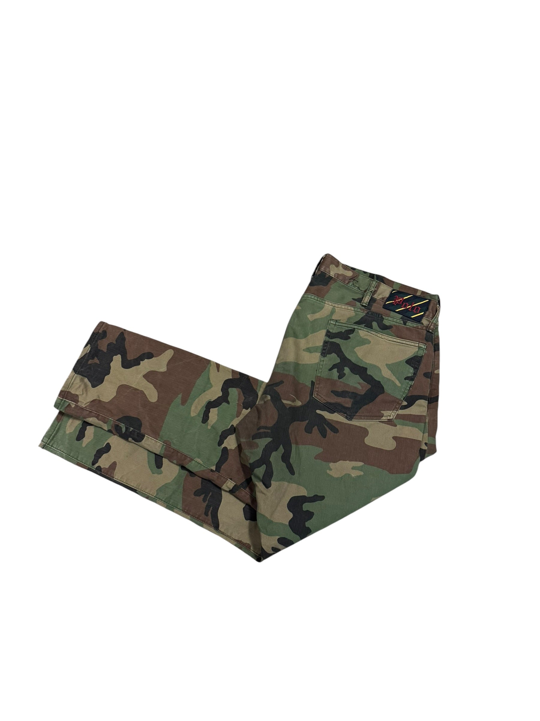 Vintage Polo Ralph Lauren Camo Denim Jeans