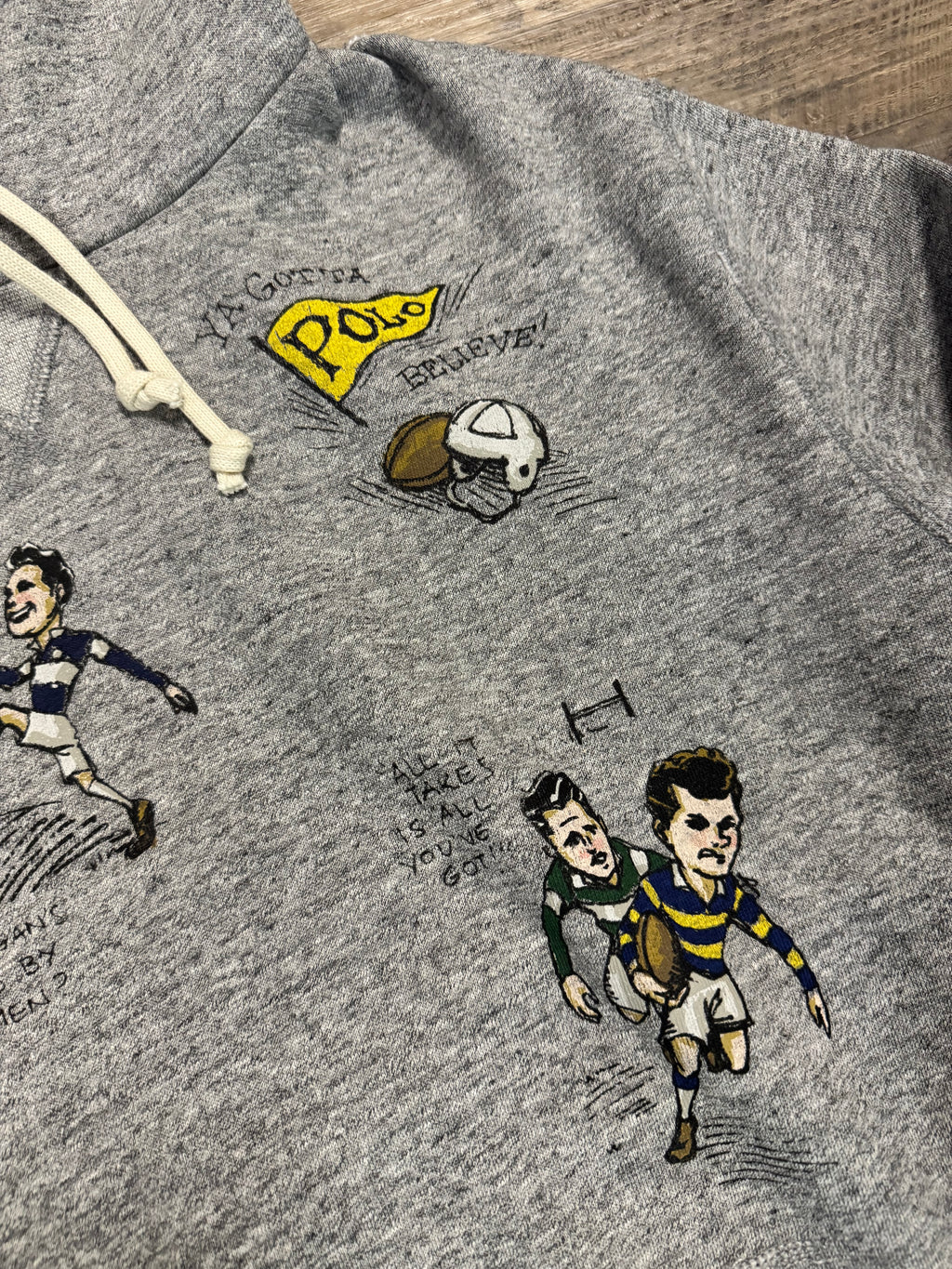 Polo Ralph Lauren RLFC Varsity Cartoon Graphic Hoodie