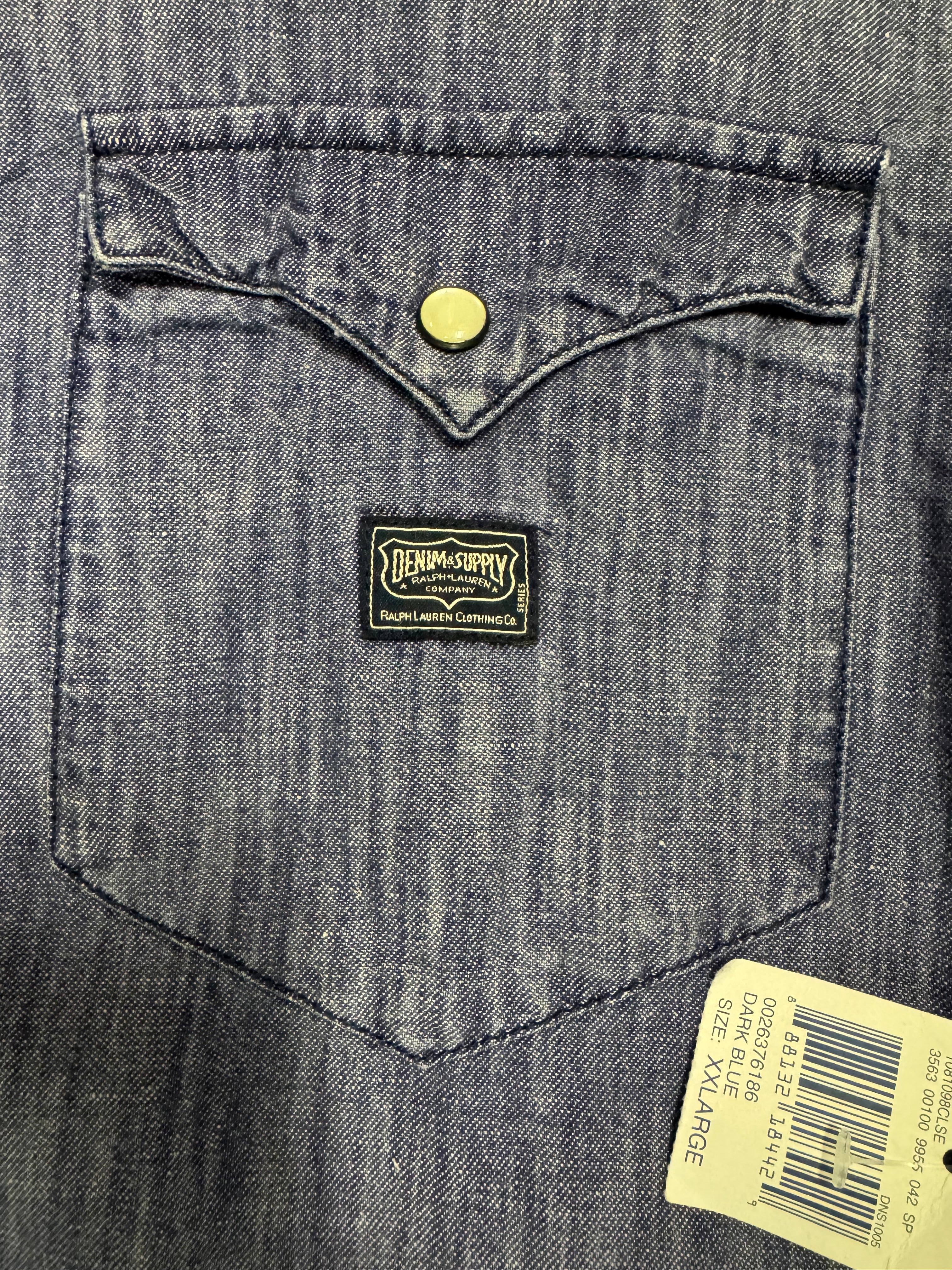 NWT Ralph Lauren Denim and Supply Western Chambray Shirt