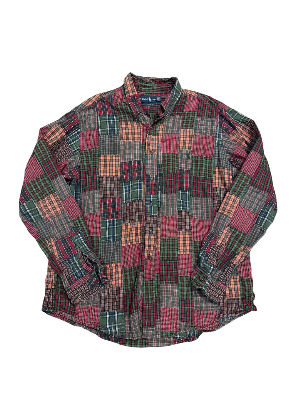 Vintage OG Polo Ralph Lauren Patchwork Button Up