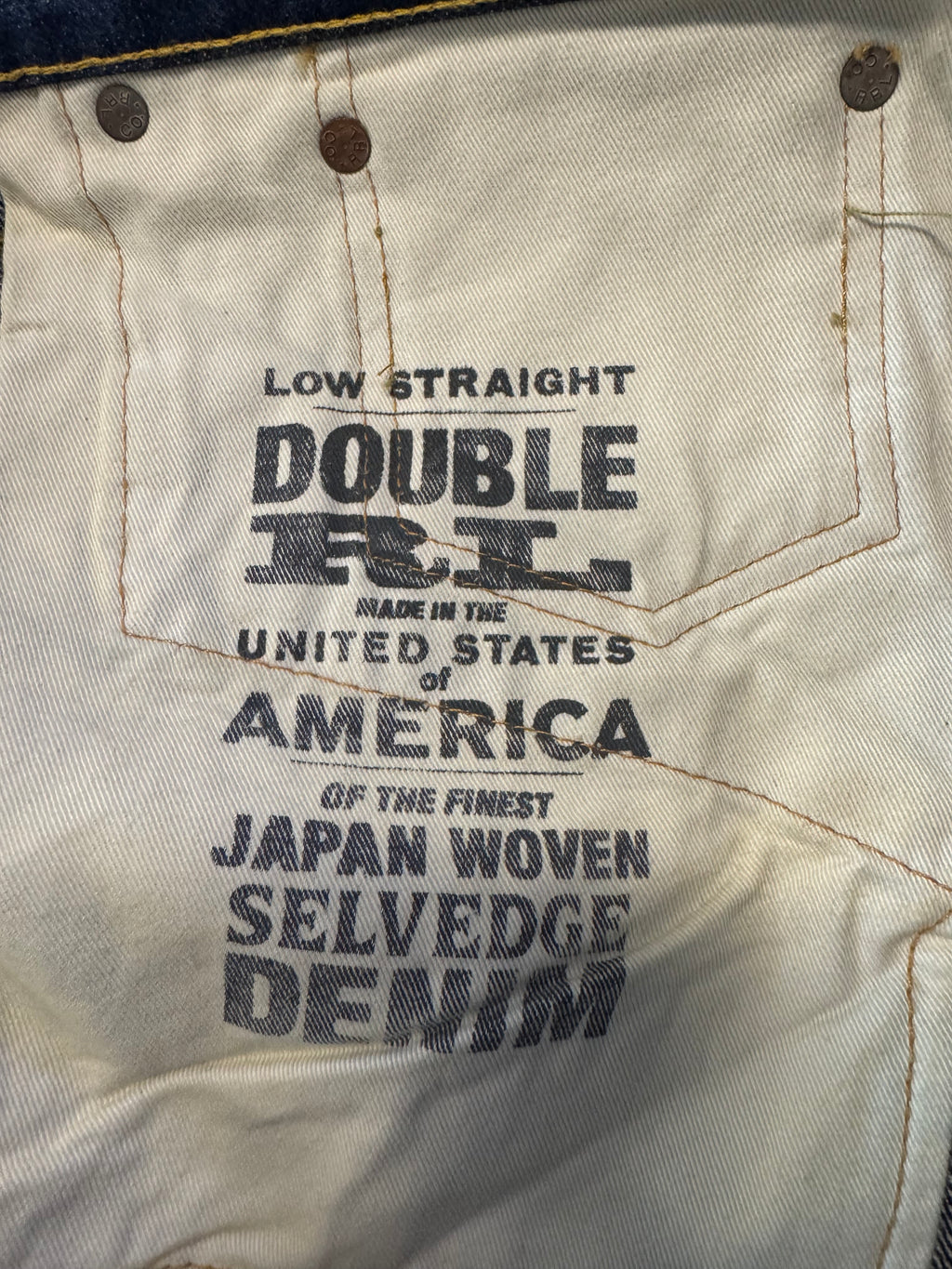 NWT RRL SELVEDGE DENIM JEANS