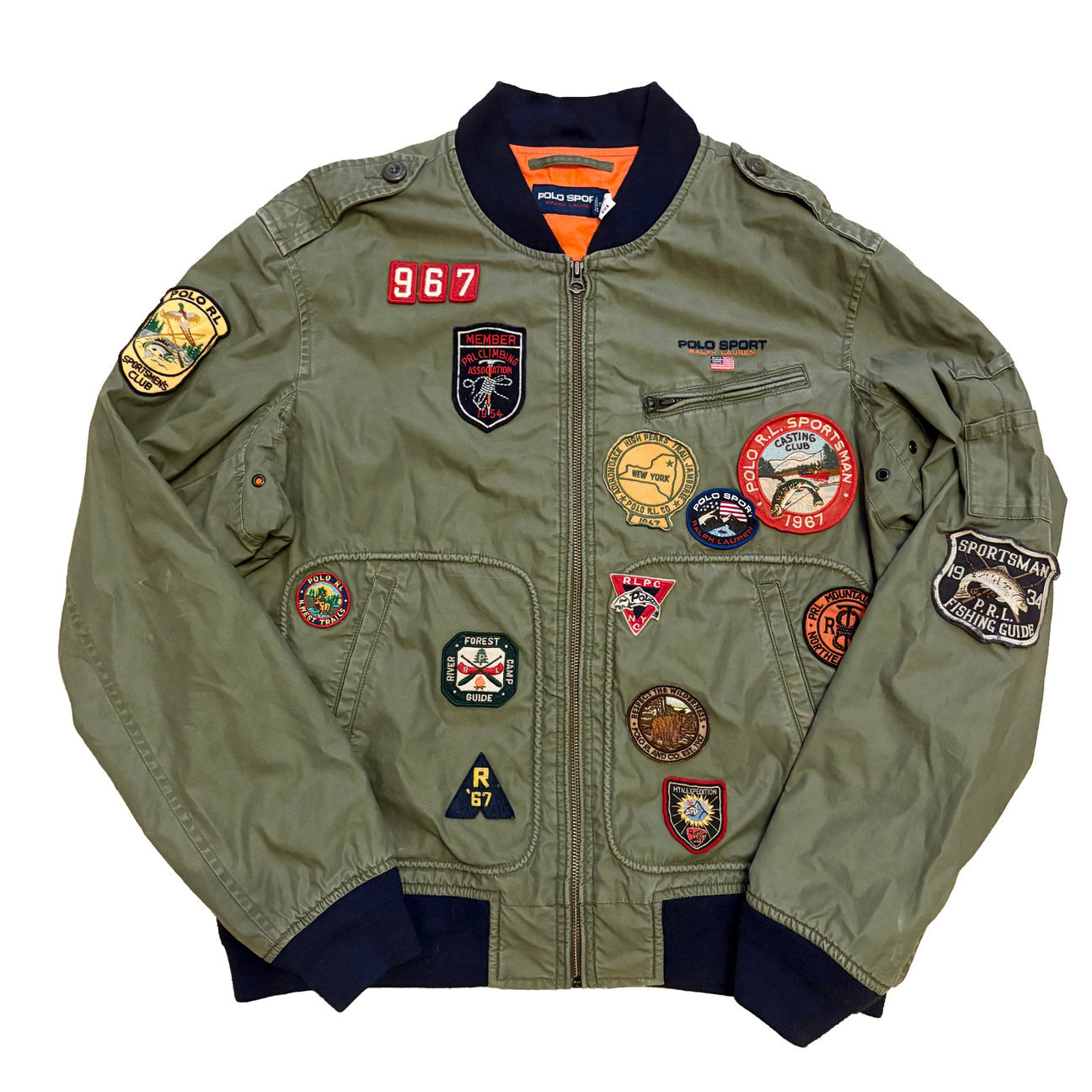 Polo Ralph Lauren Varsity Bomber Patchwork Jacket