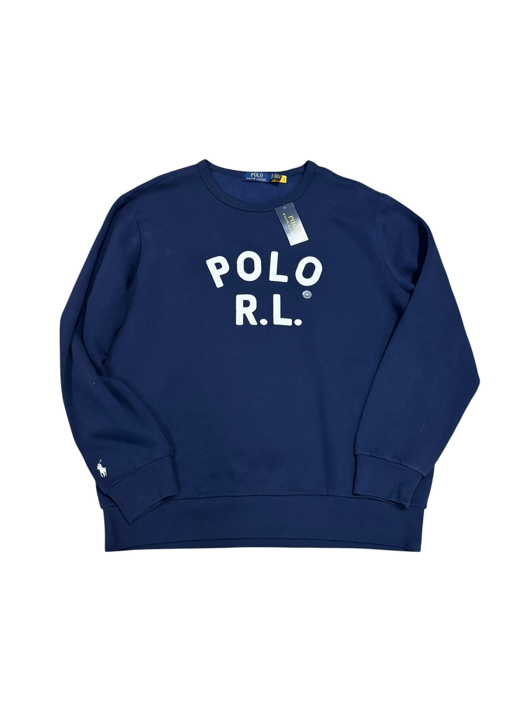 NWT Polo Ralph Lauren Embroidered Varsity Sweatshirt