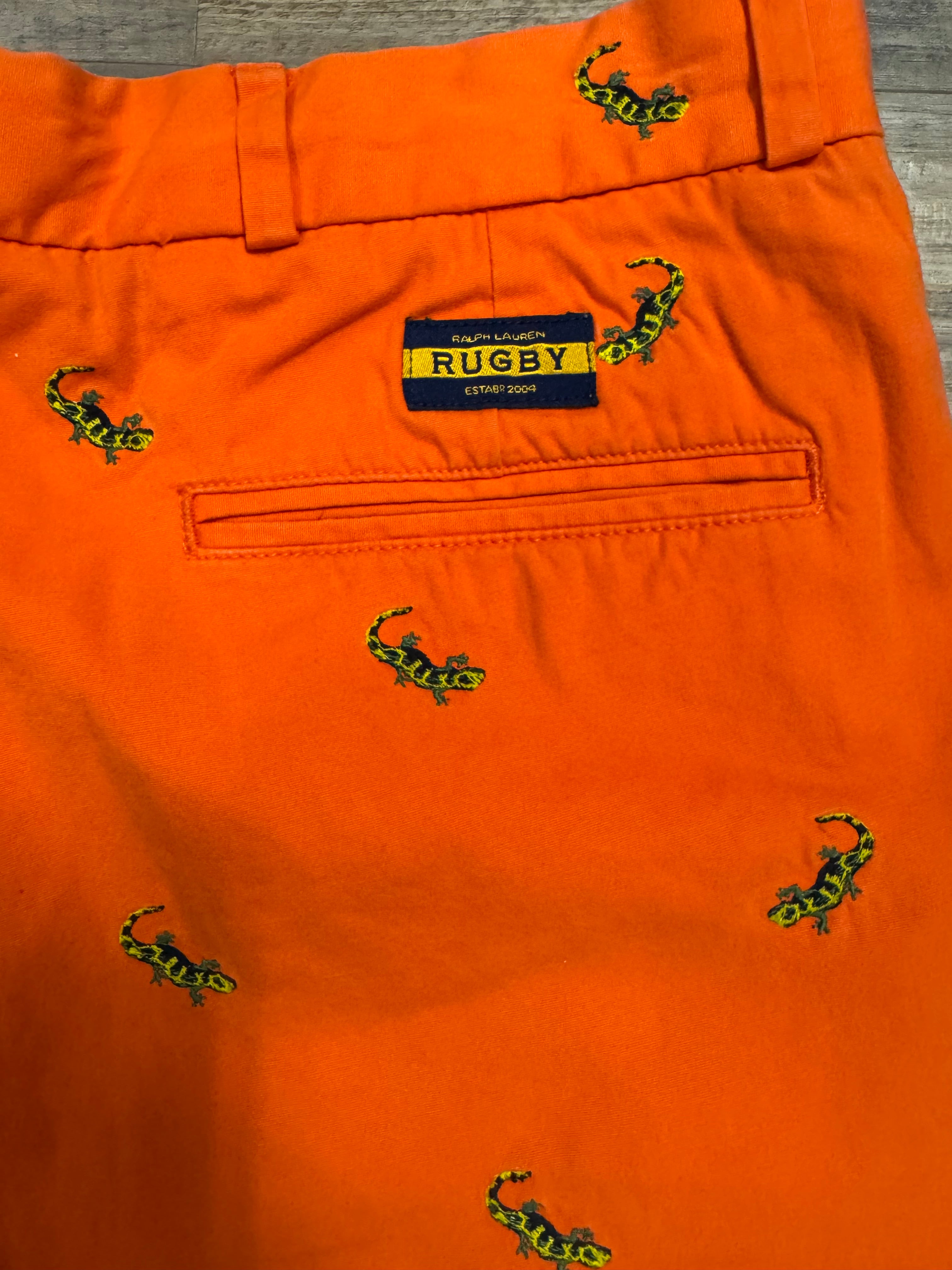 2004 Rugby Ralph Lauren Embroidered Geico Shorts
