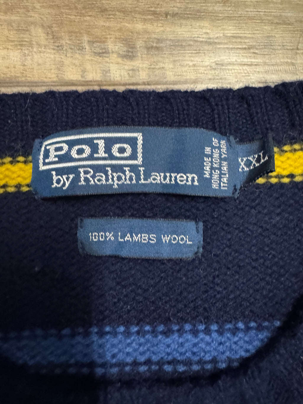 Polo Ralph Lauren 100% wool lifesaver sweater