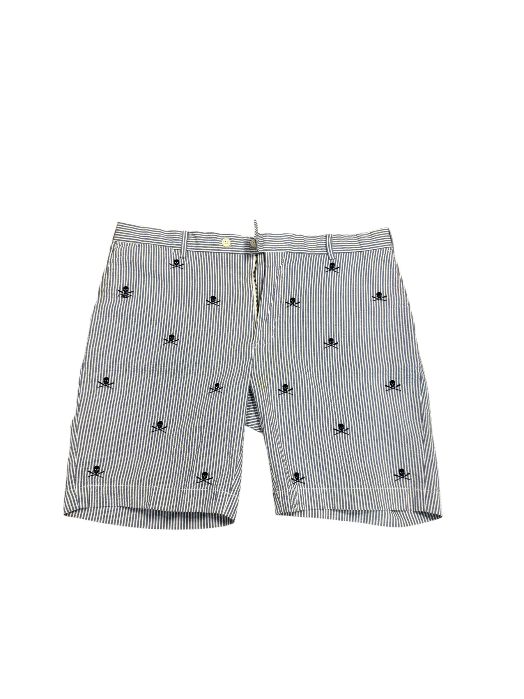 Polo Ralph Lauren Skull and Bones Embroidered Shorts
