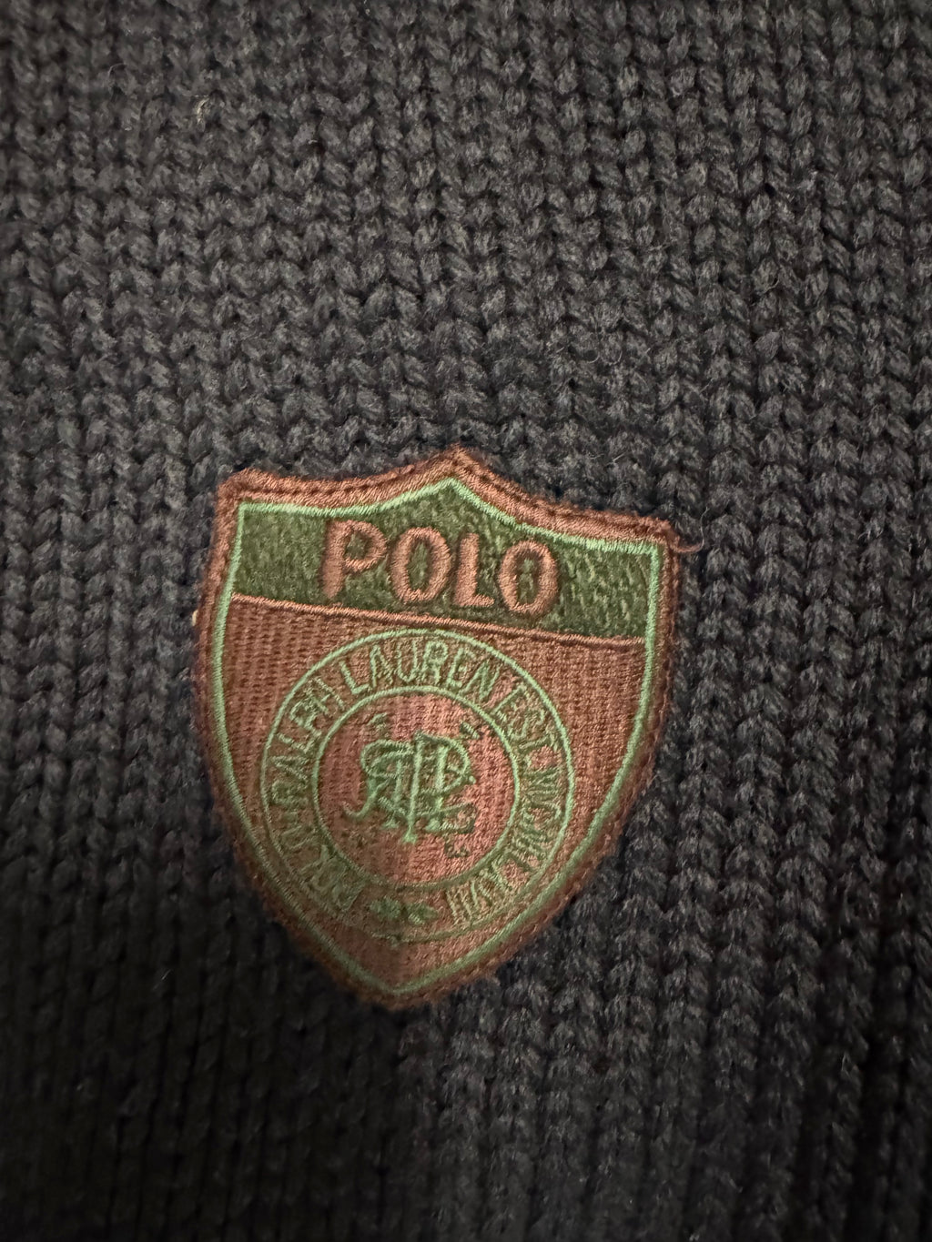 Vintage OG Polo Ralph Lauren Cop Badge Cardigan