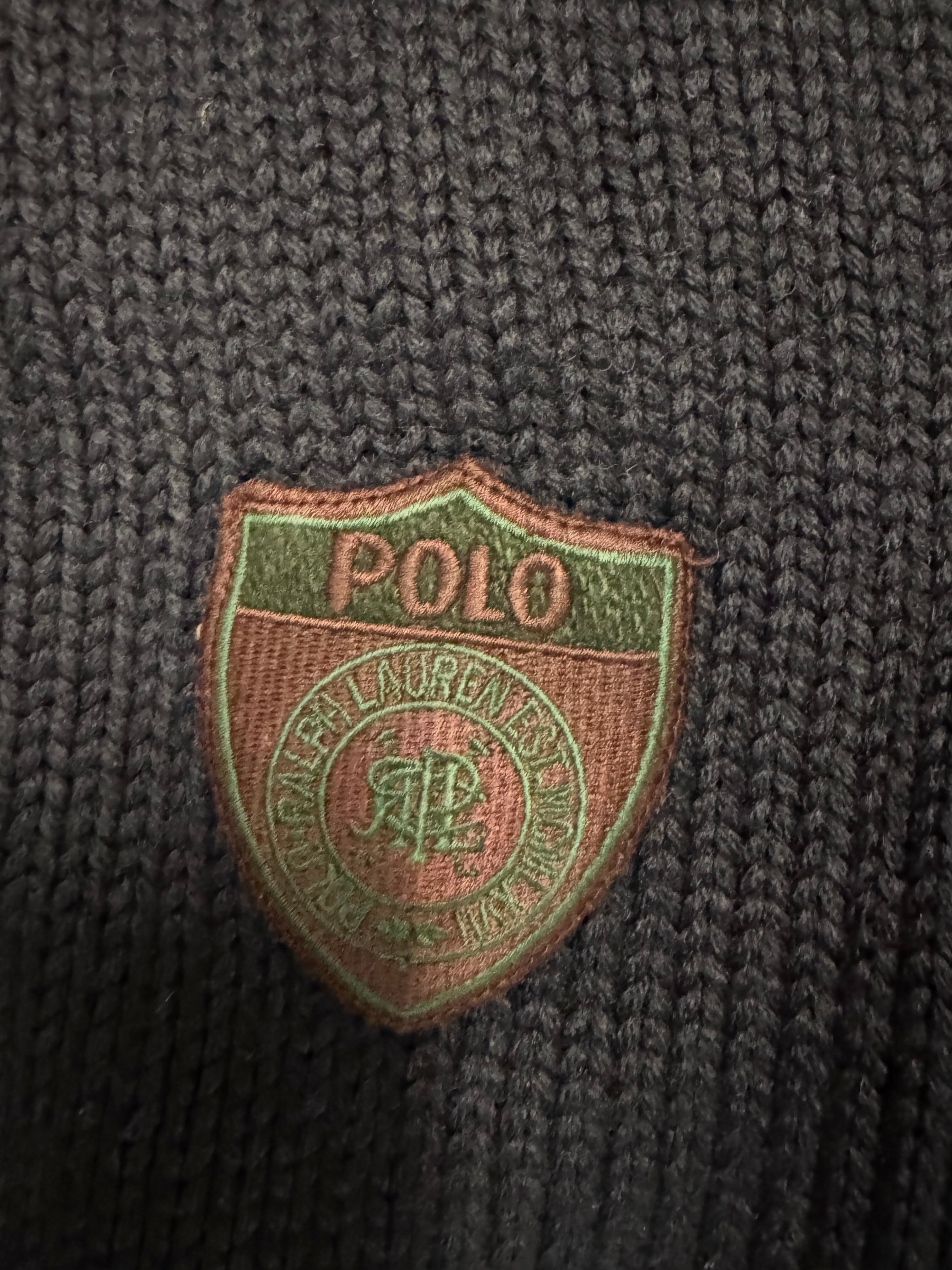 Vintage OG Polo Ralph Lauren Cop Badge Cardigan