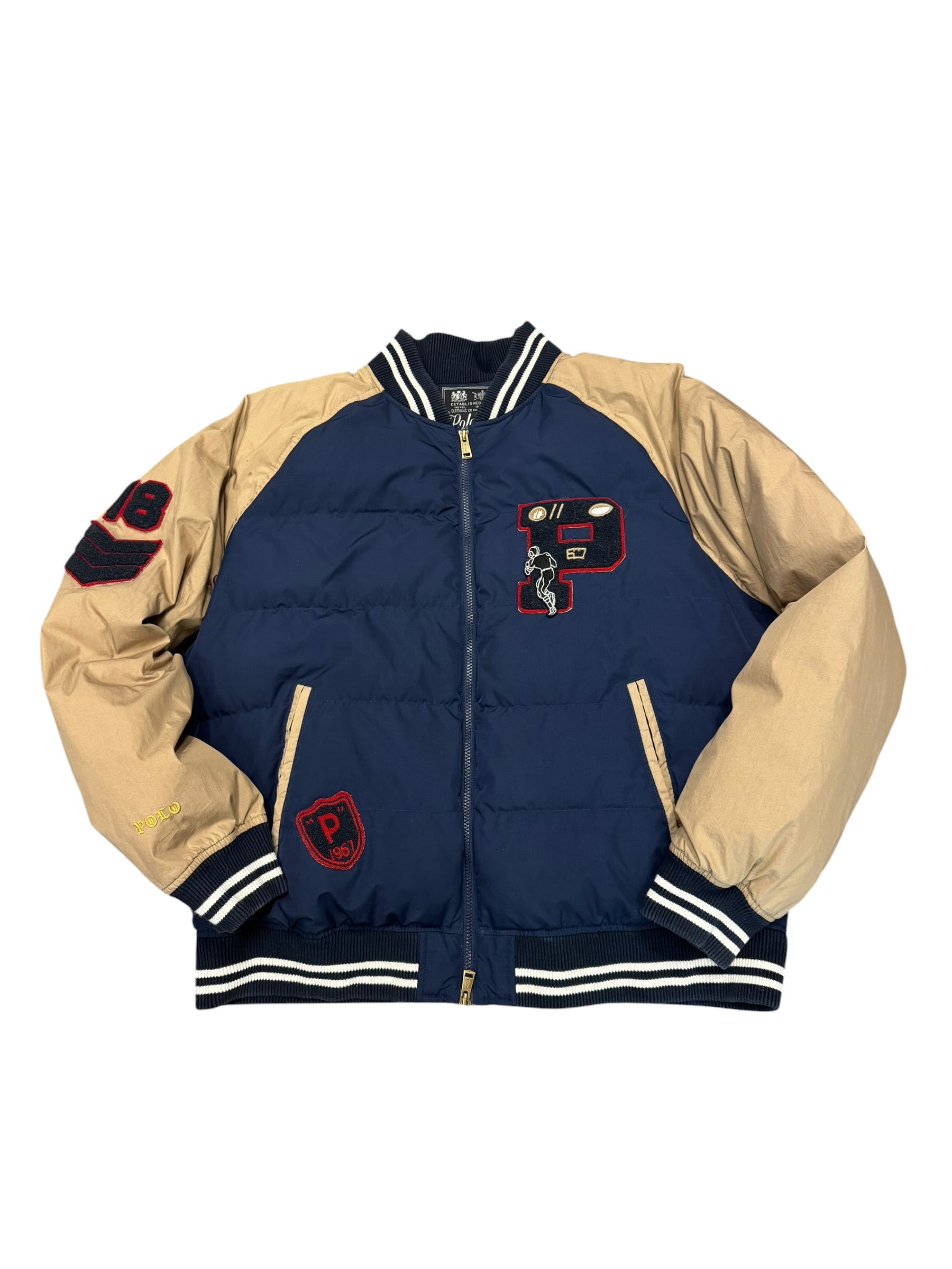 Polo Ralph Lauren Varsity Goose Down Puffer Jacket