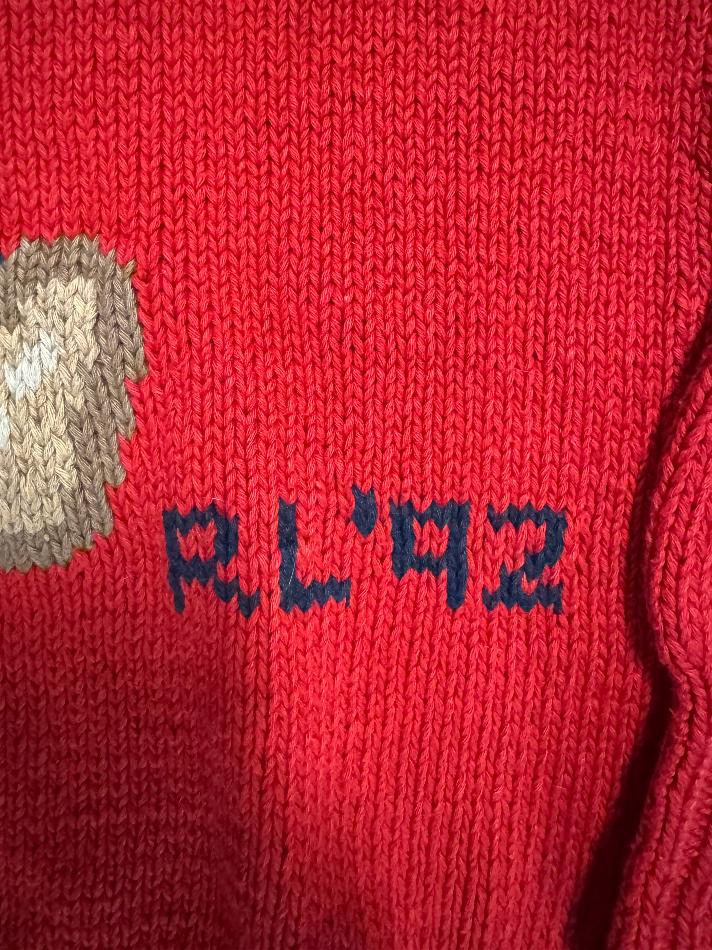 Vintage OG Polo Ralph Lauren 1992 Sitdown Bear Sweater