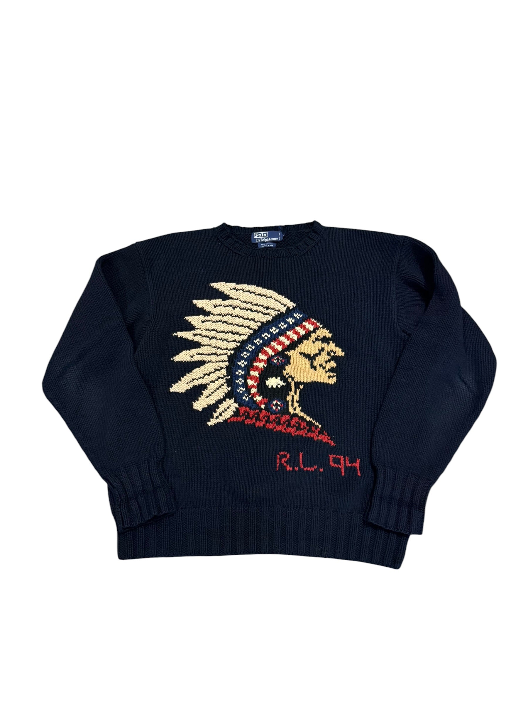 Vintage OG Polo Ralph Lauren 1994 Native Knit