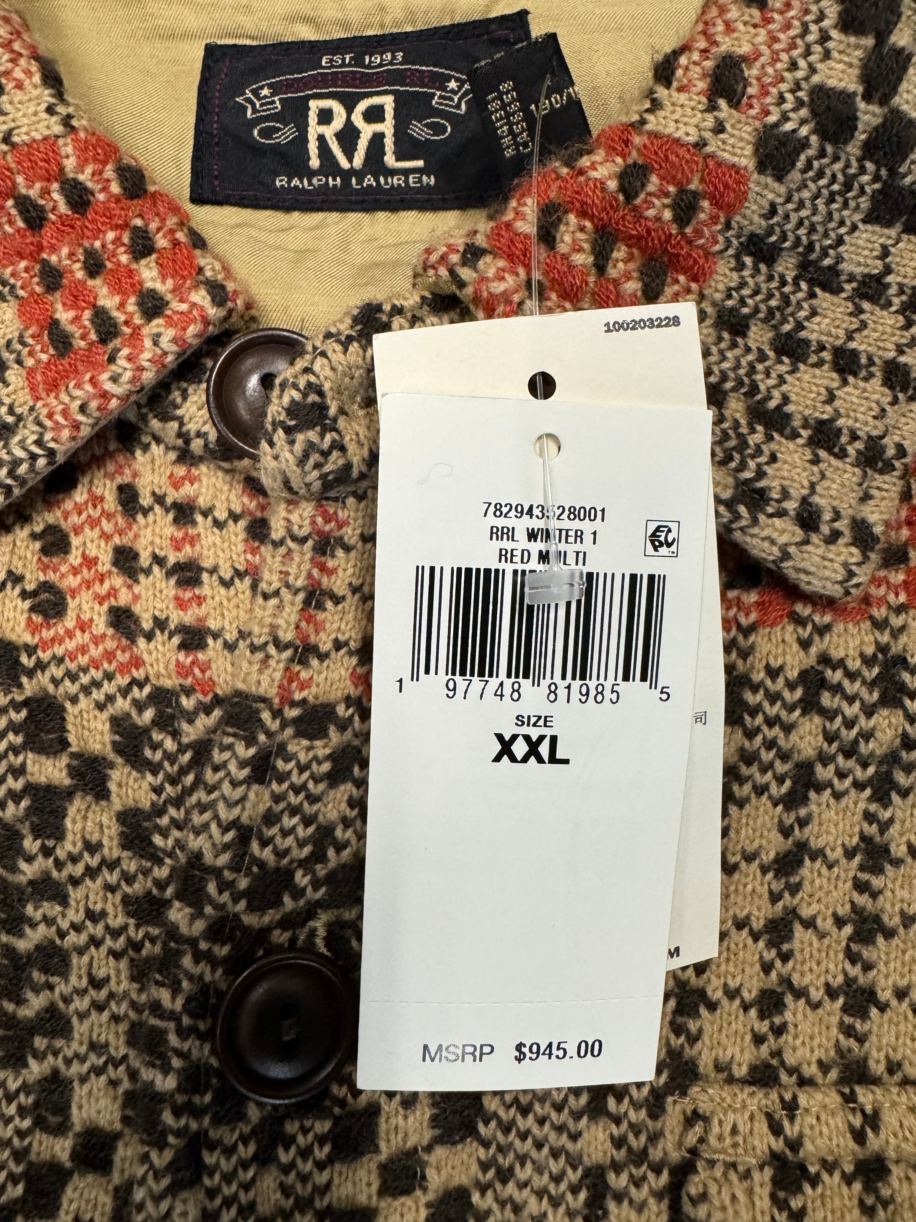 NWT RRL Limited Edition Heavyweight Overshirt