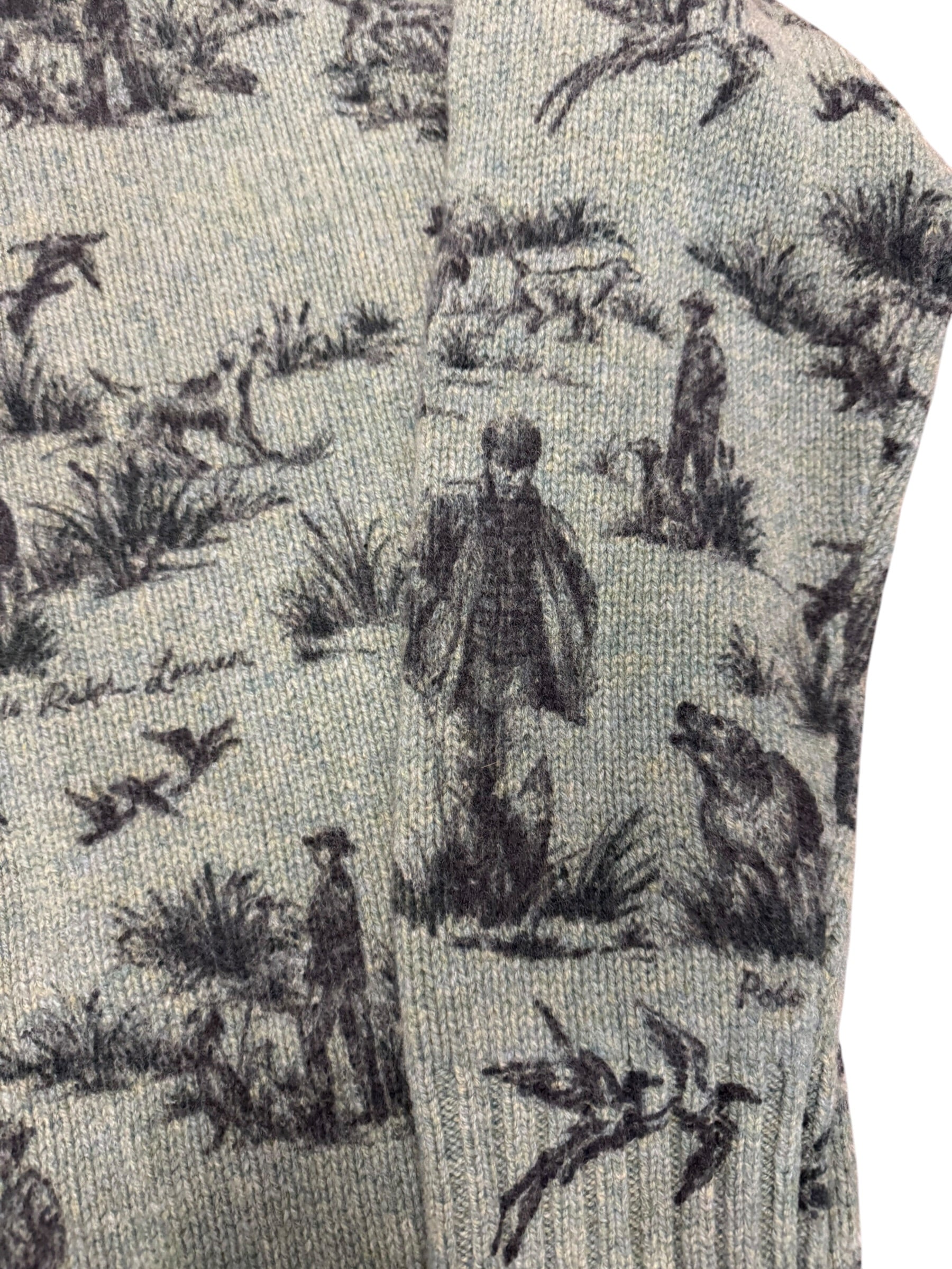 NWT Polo Ralph Lauren Sportsman Graphic Knit Sweater