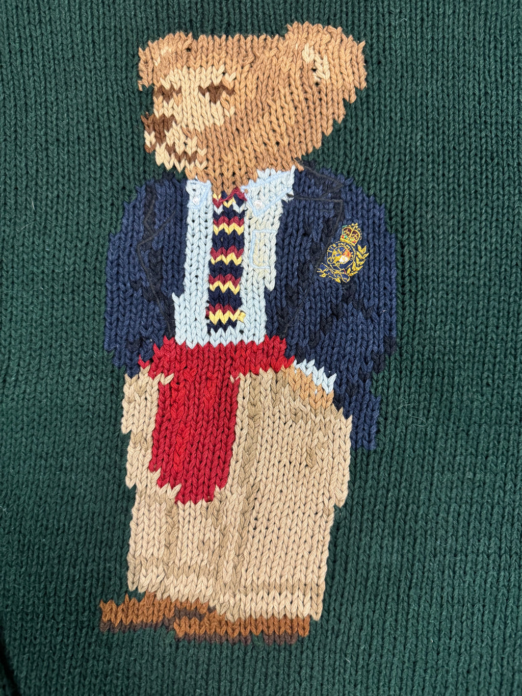 Vintage OG Polo Ralph Lauren Preppy Bear Knit
