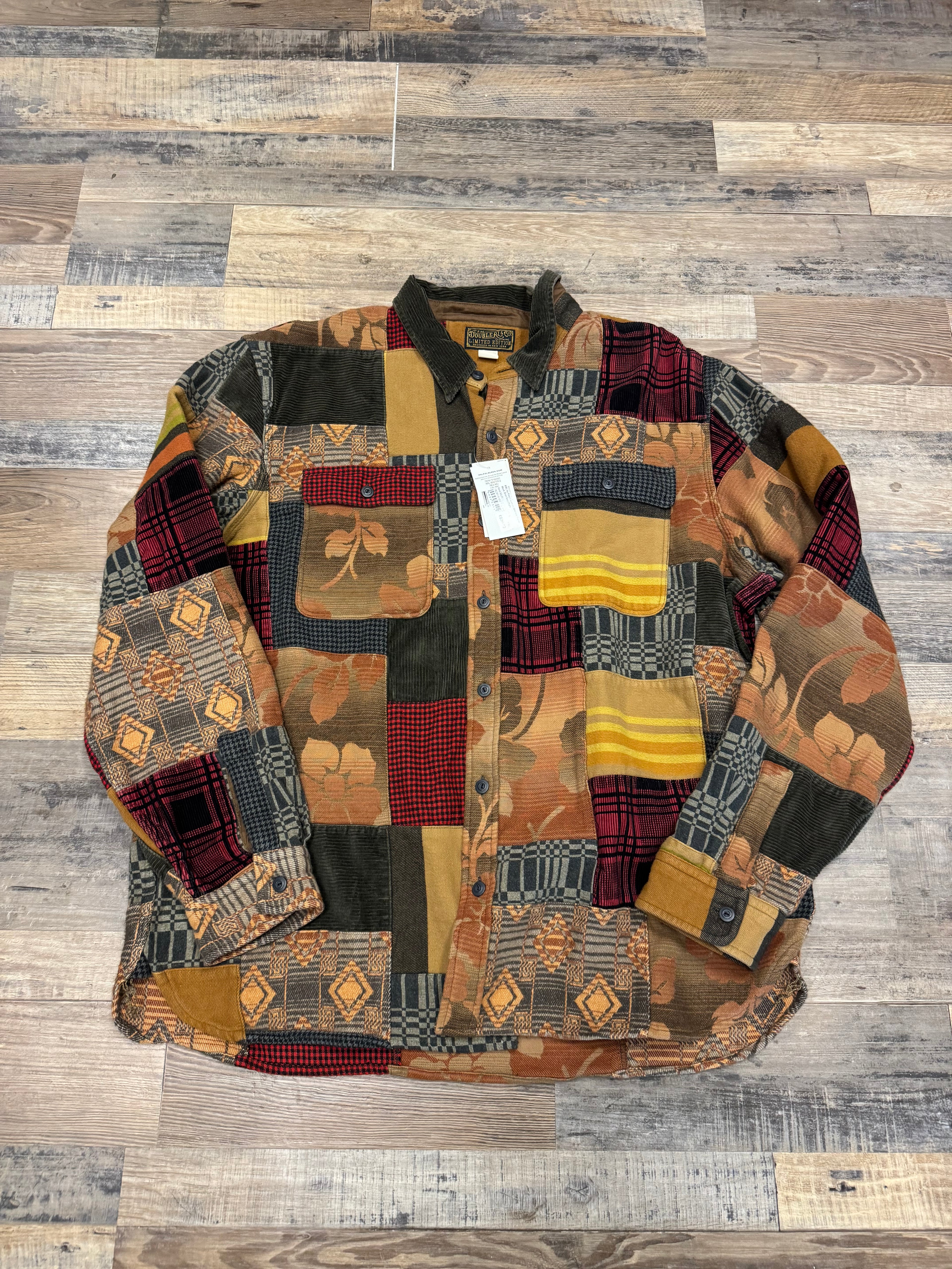 NWT RRL Ralph Lauren Limited Edition Patchwork Overshirt