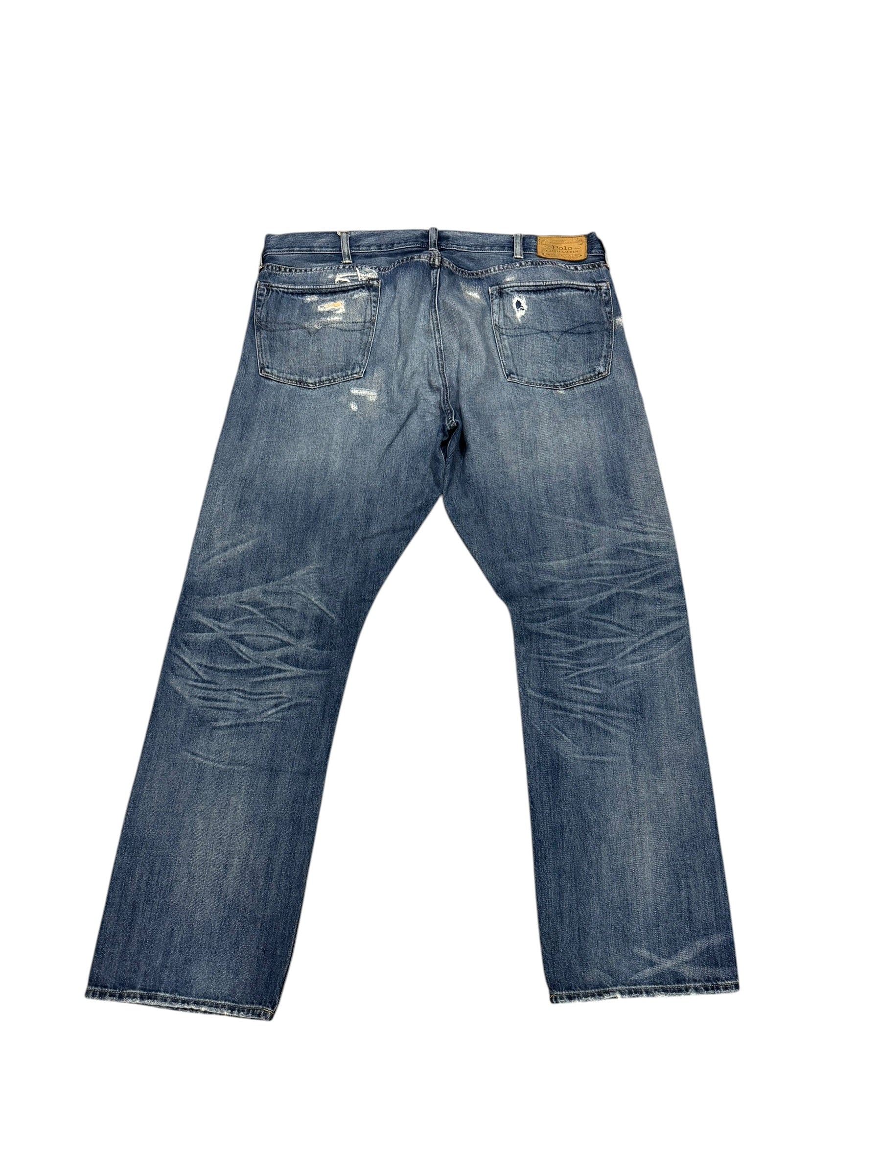 OG POLO RALPH LAUREN VINTAGE NATIVE DISTRESSED JEANS