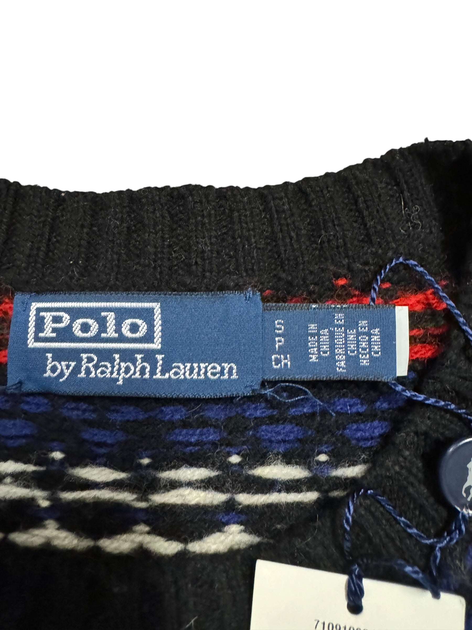 NWT Polo Ralph Lauren Fair Isle Bear Knit