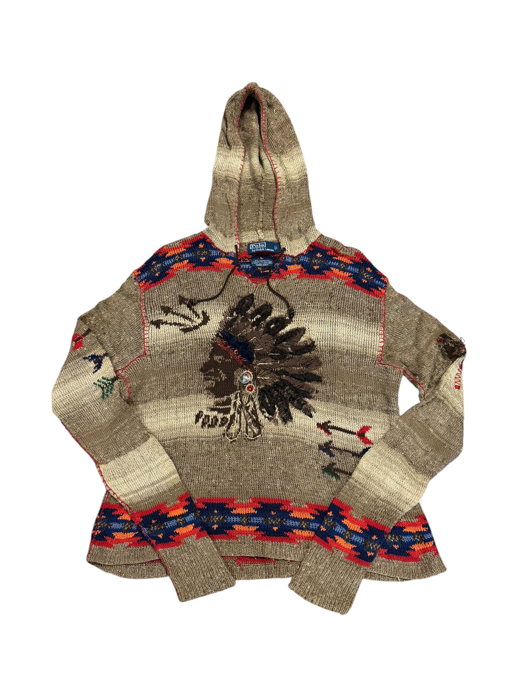 Vintage OG Hand Knit Native Hoodie