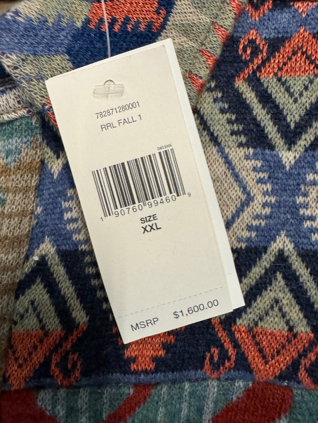 NWT RRL Limited Edition Patchwork Overshirt