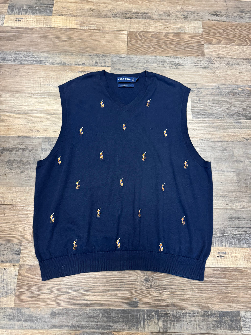 Vintage Polo Golf Polo-Dot Vest
