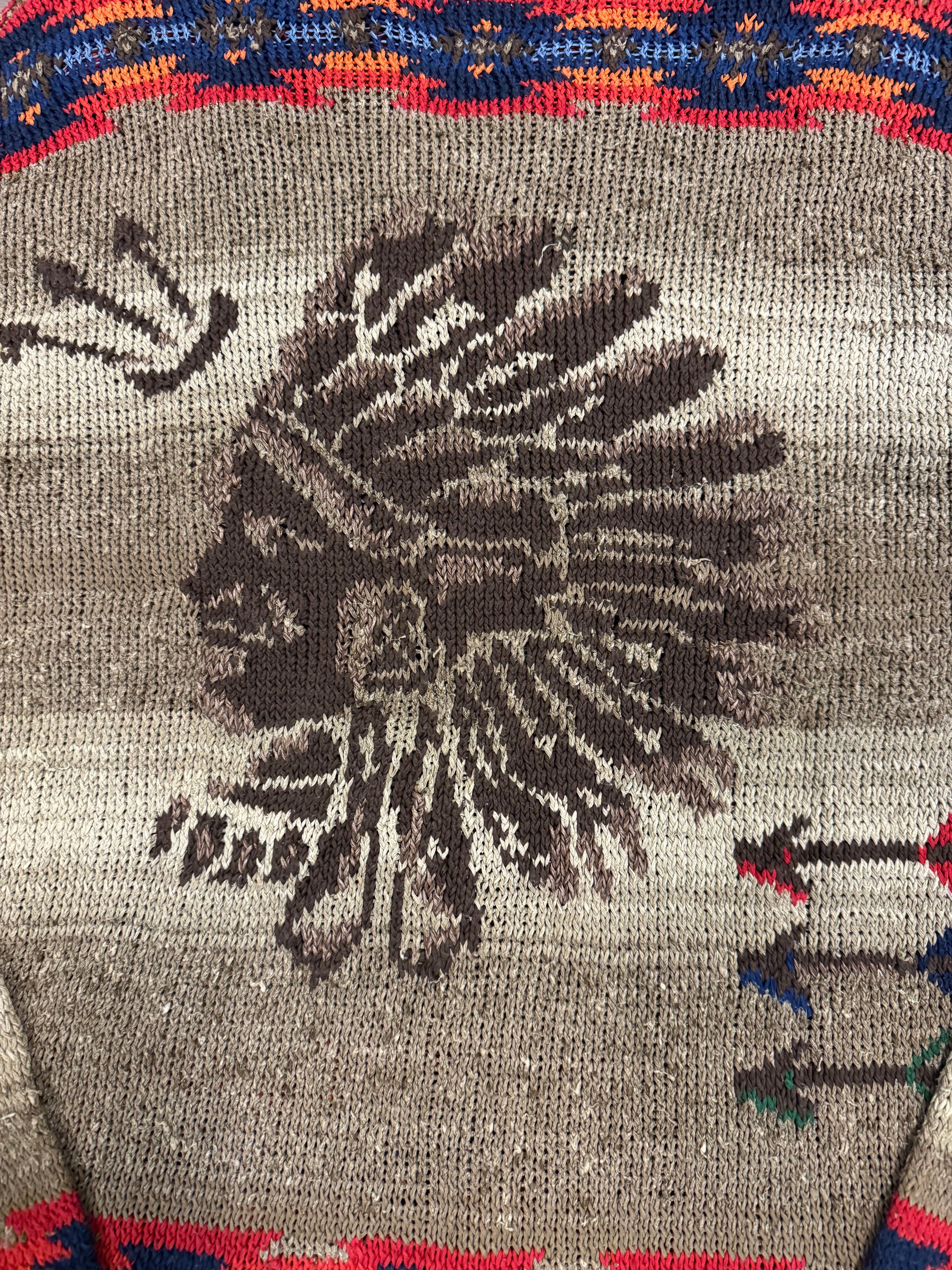 Vintage OG Hand Knit Native Hoodie
