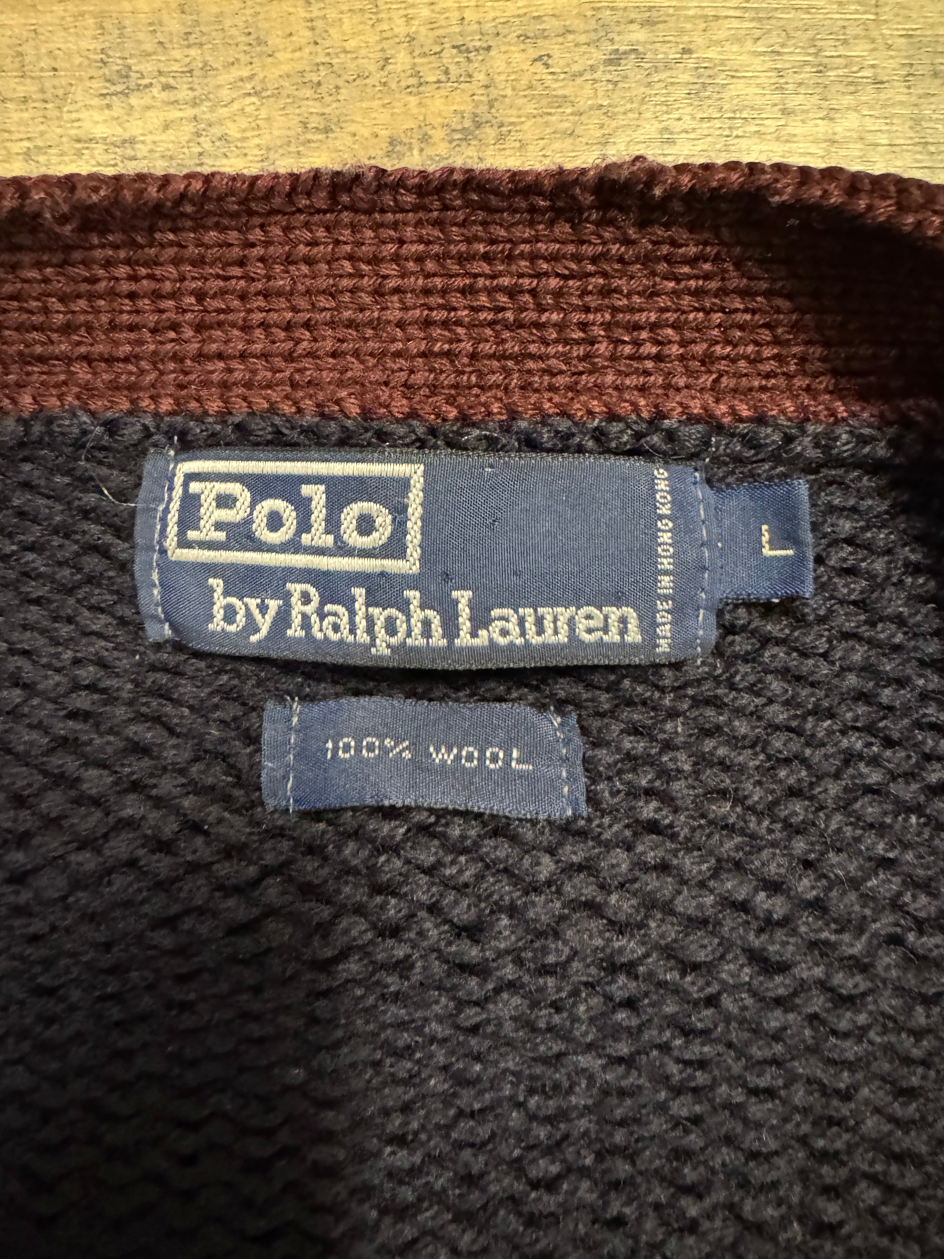 Vintage OG Polo Ralph Lauren Cop Badge Cardigan