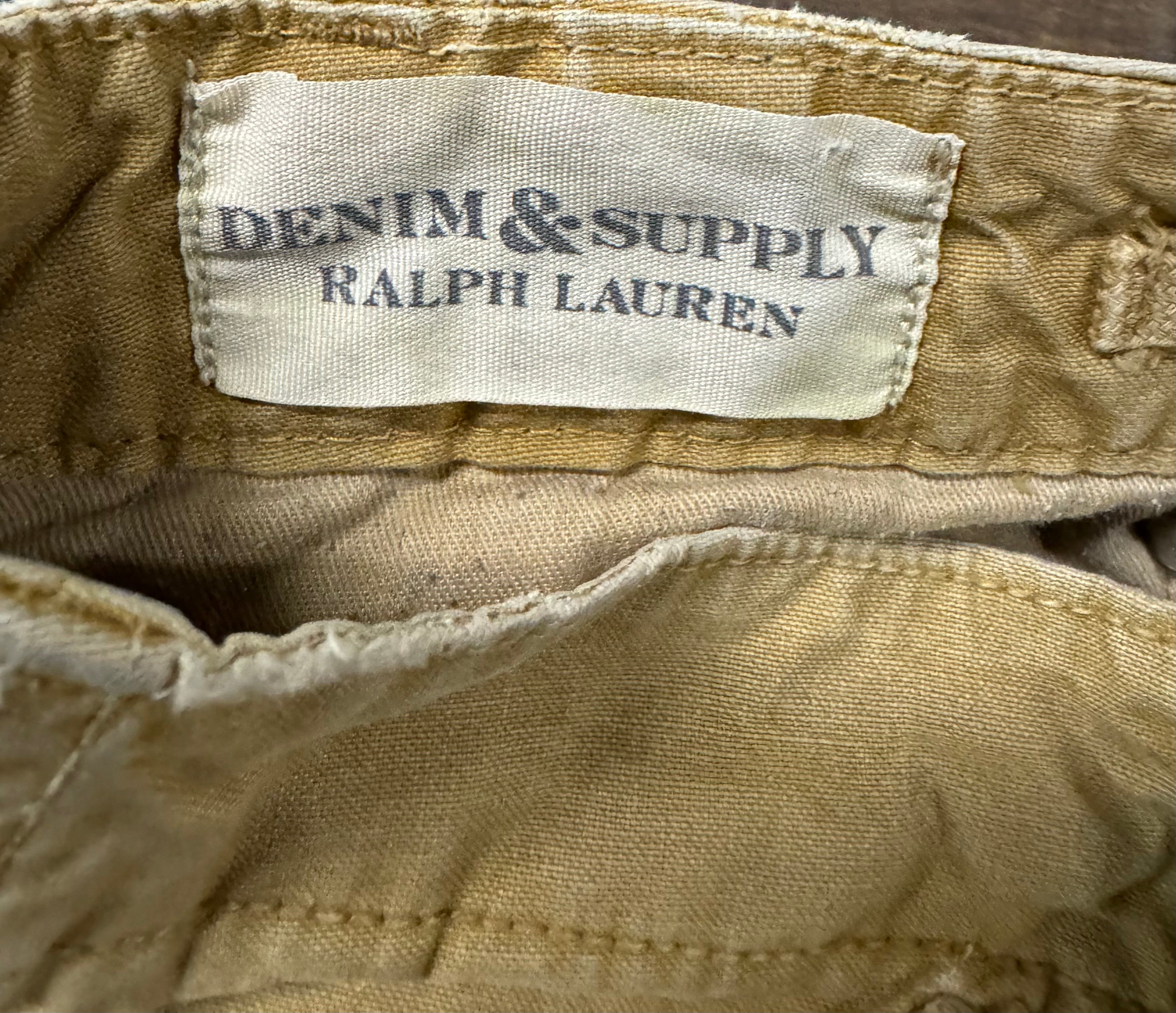 OG Ralph Lauren Denim and Supply Distressed Cargo Pants