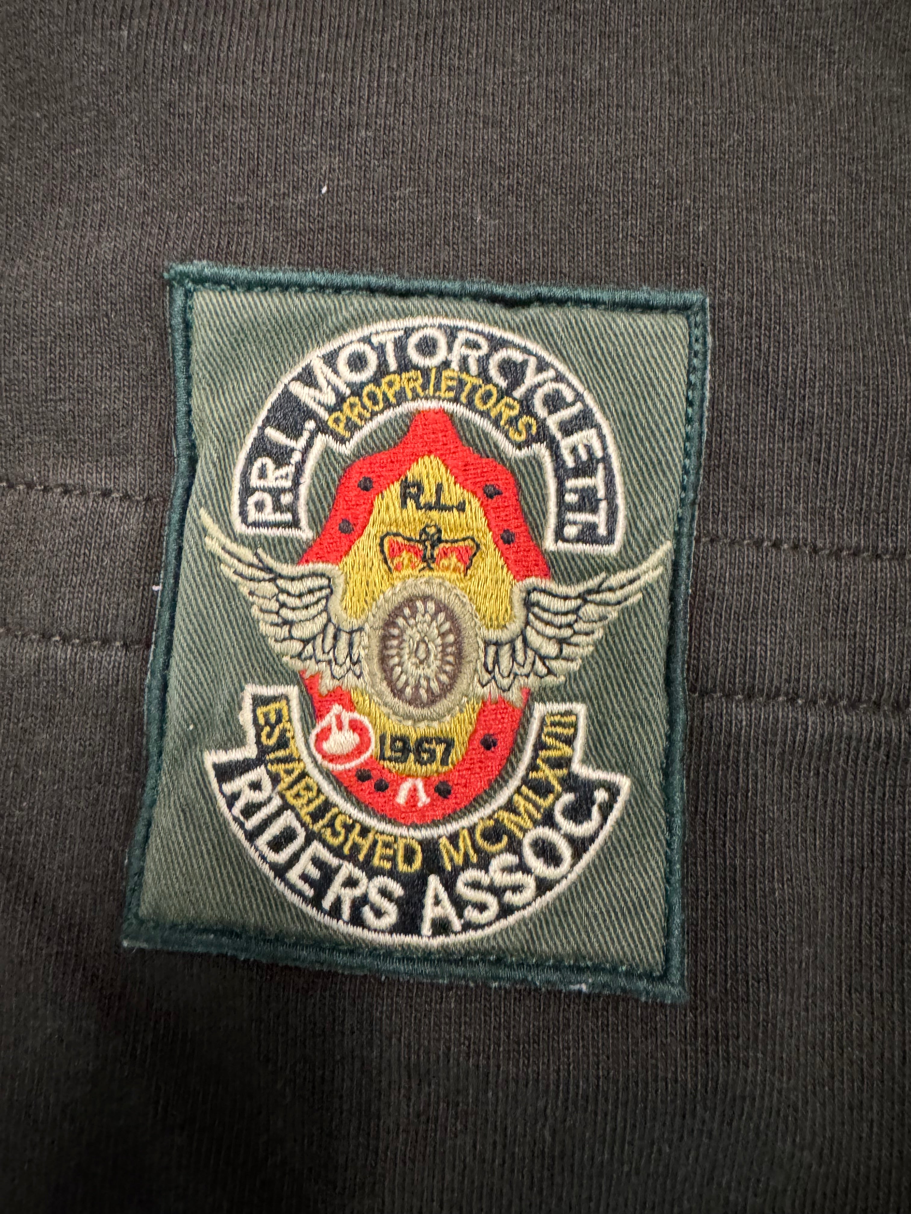 Vintage Blue Label Moto Rugby