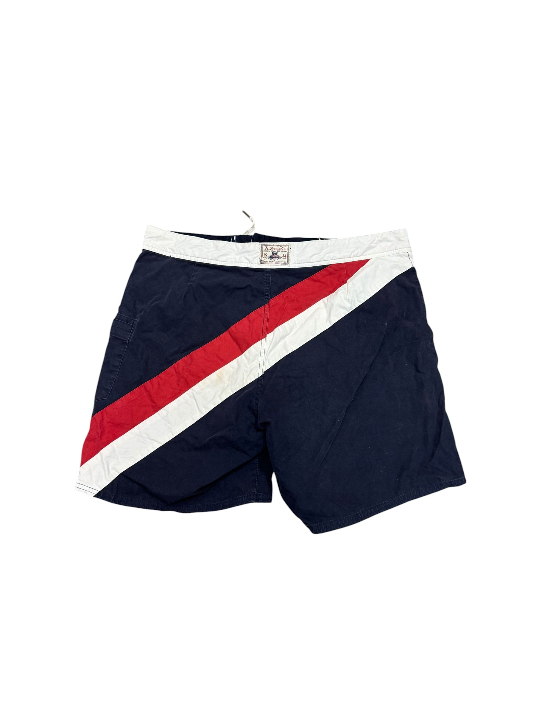 Vintage OG Blue Label Polo Ralph Lauren Kswiss USA Trunks