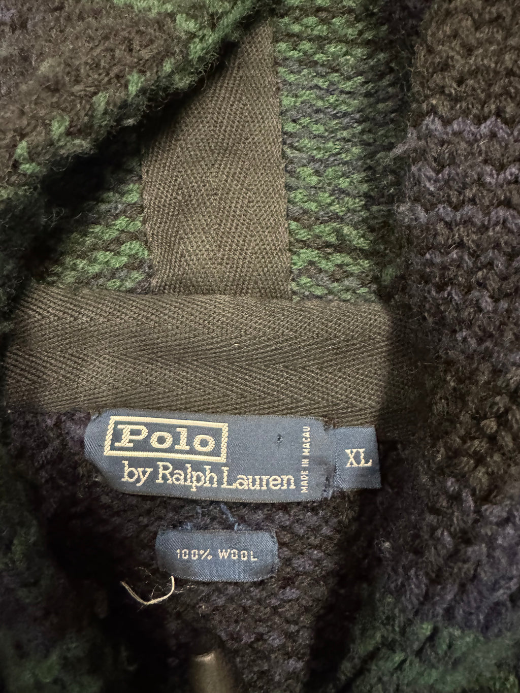 Vintage Polo Ralph Lauren Duffle Knit