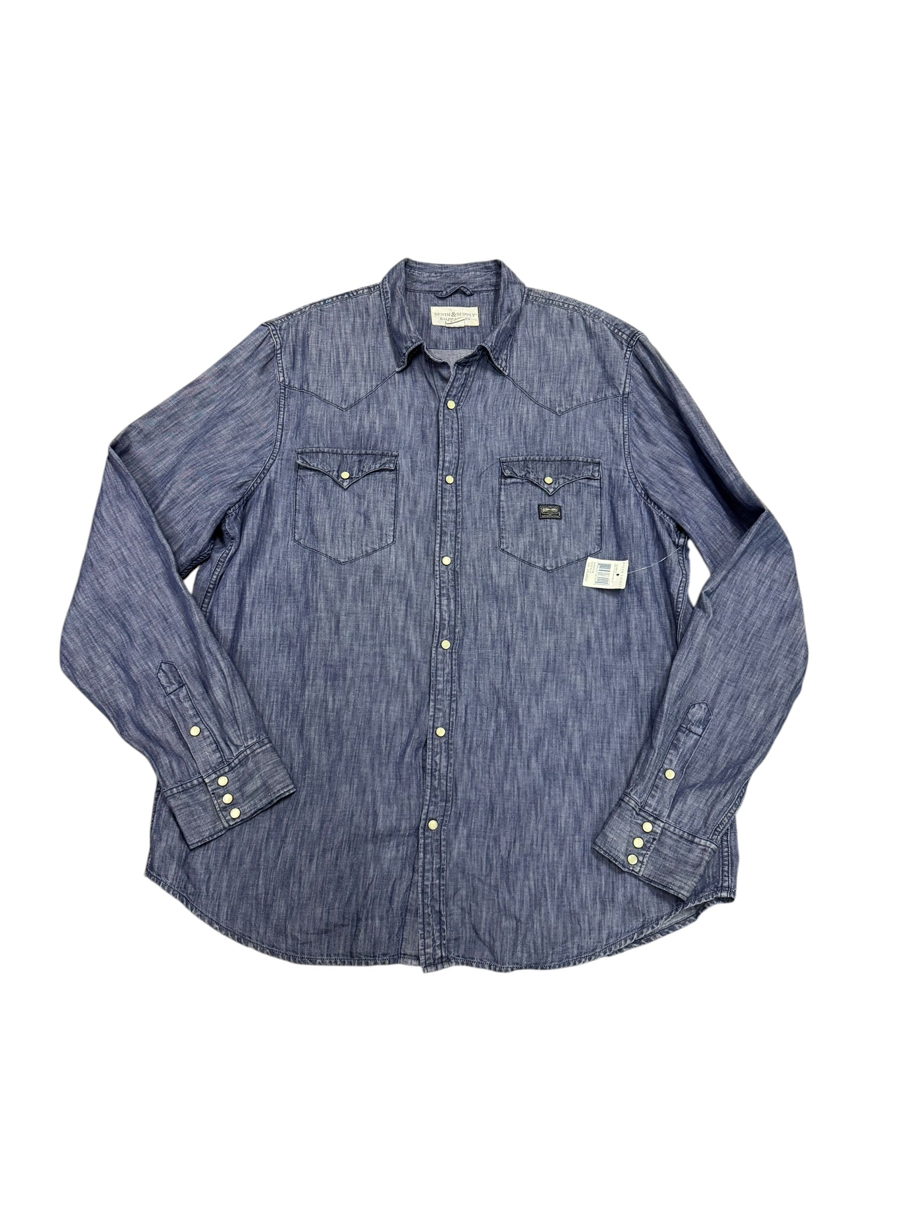 NWT Ralph Lauren Denim and Supply Western Chambray Shirt