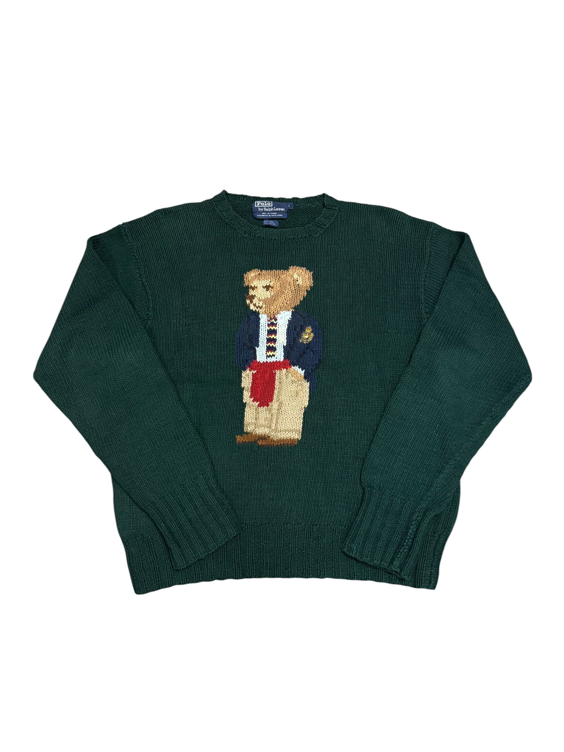 Vintage OG Polo Ralph Lauren Preppy Bear Knit