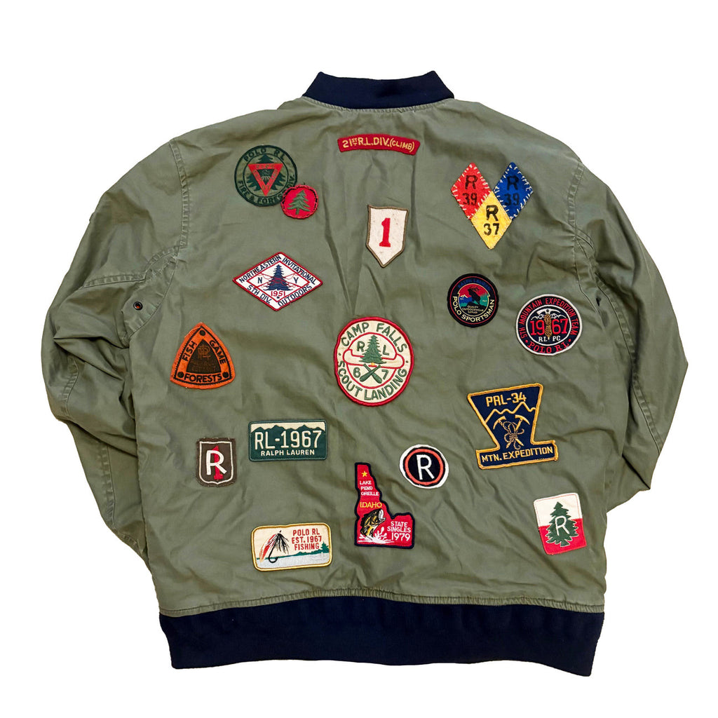 Polo Ralph Lauren Varsity Bomber Patchwork Jacket