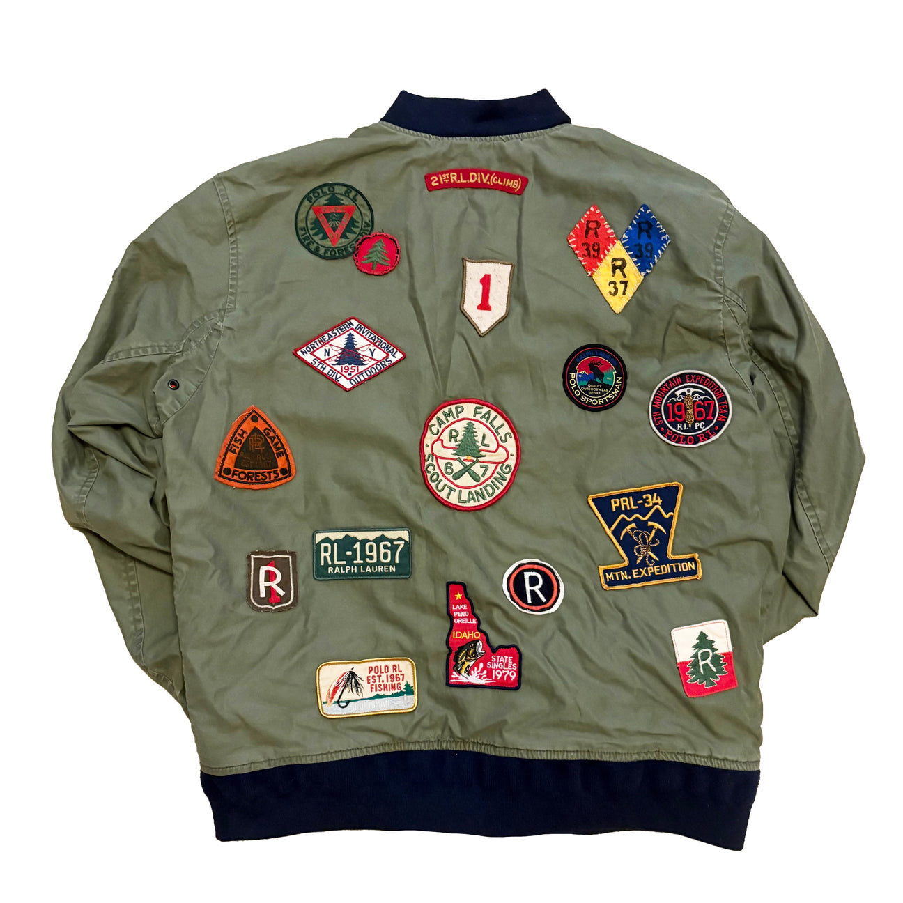 Polo Ralph Lauren Varsity Bomber Patchwork Jacket