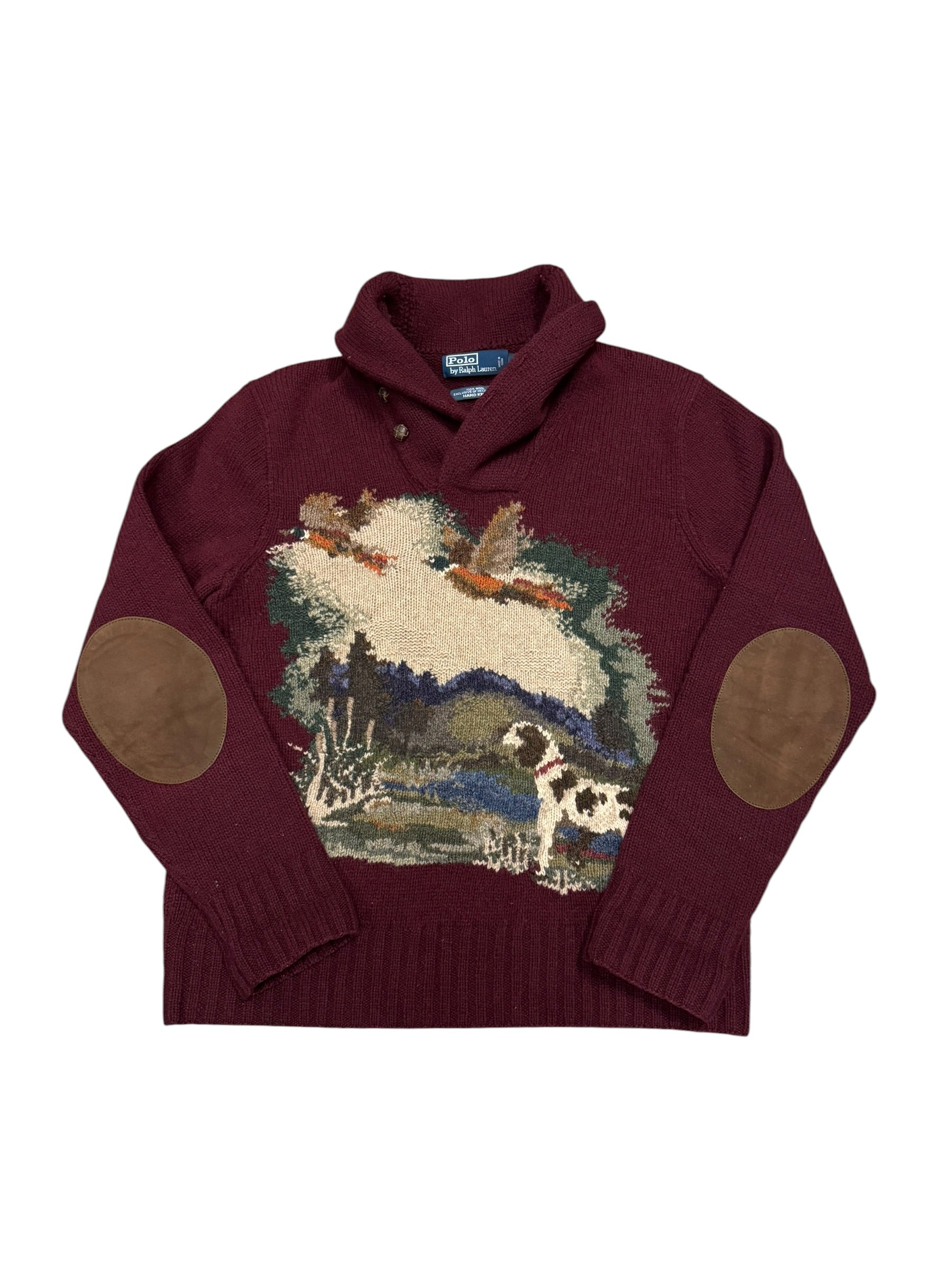 OG Vintage Polo Ralph Lauren Sportsman Graphic Knit Sweater