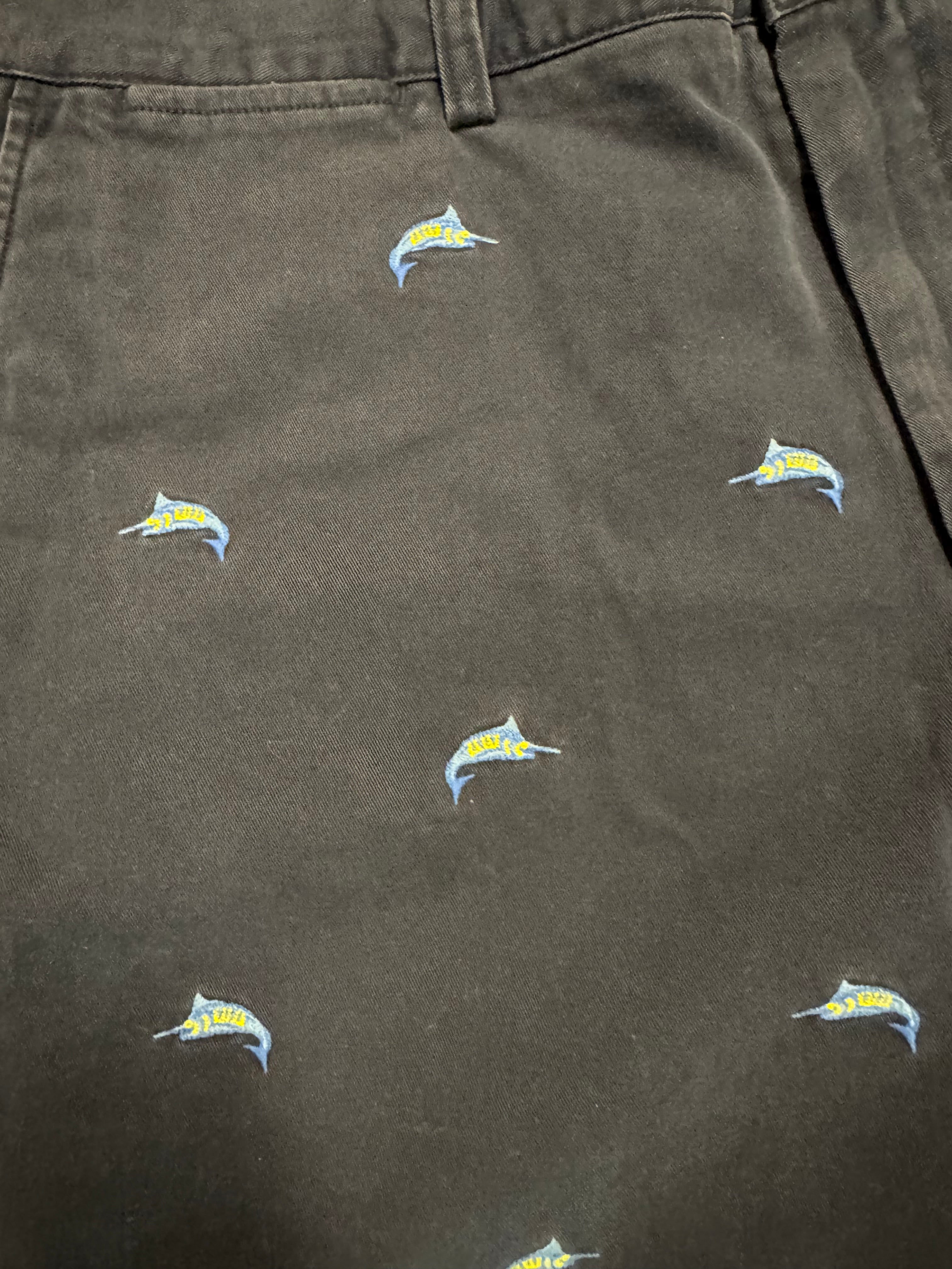 Vintage OG Polo Ralph Lauren Embroidered Swordfish Chino Shorts