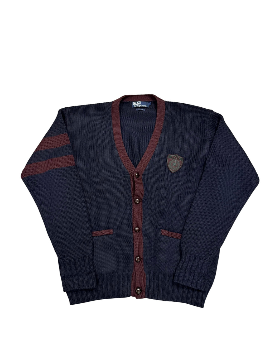 Vintage OG Polo Ralph Lauren Cop Badge Cardigan
