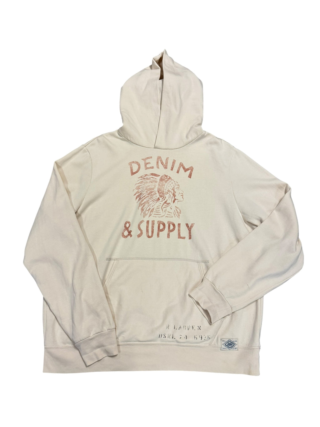 Vintage OG Ralph Lauren Denim and Supply Native Hoodie