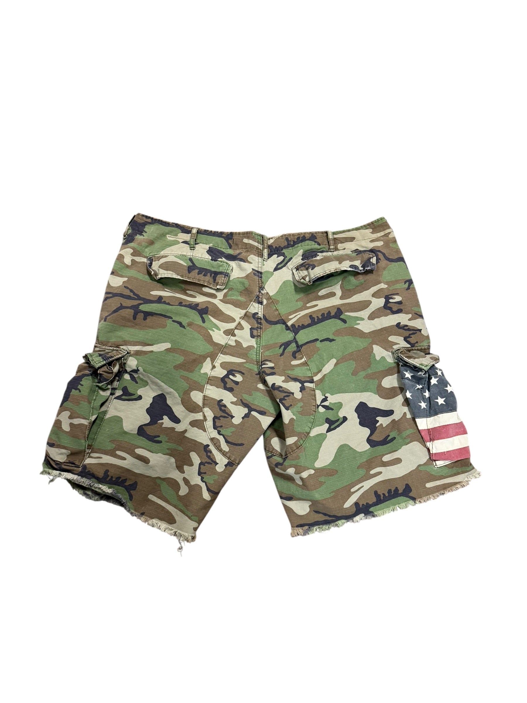 Denim and Supply Flag Cargo Shorts