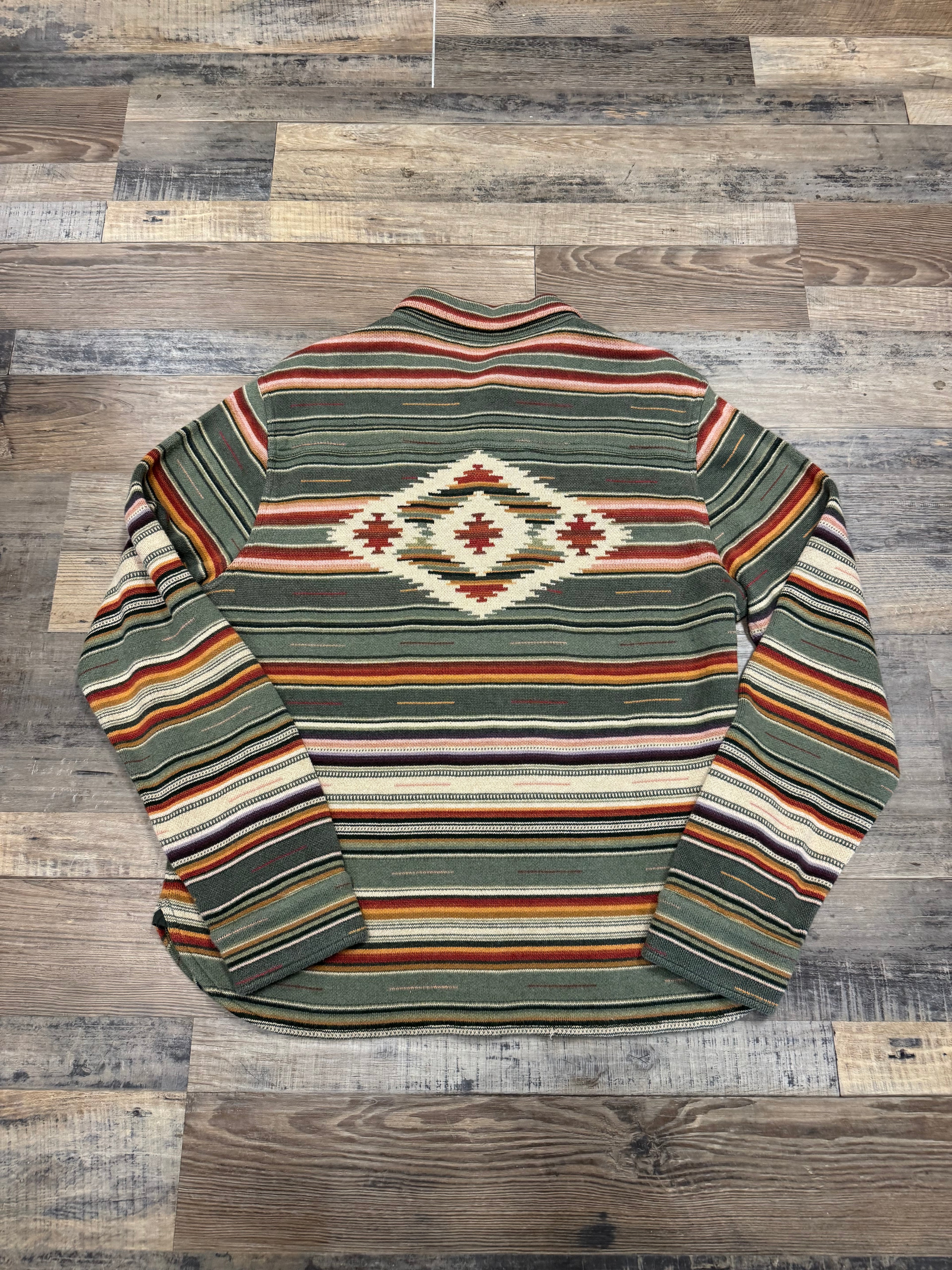 RRL Vintage Native Serape Overshirt