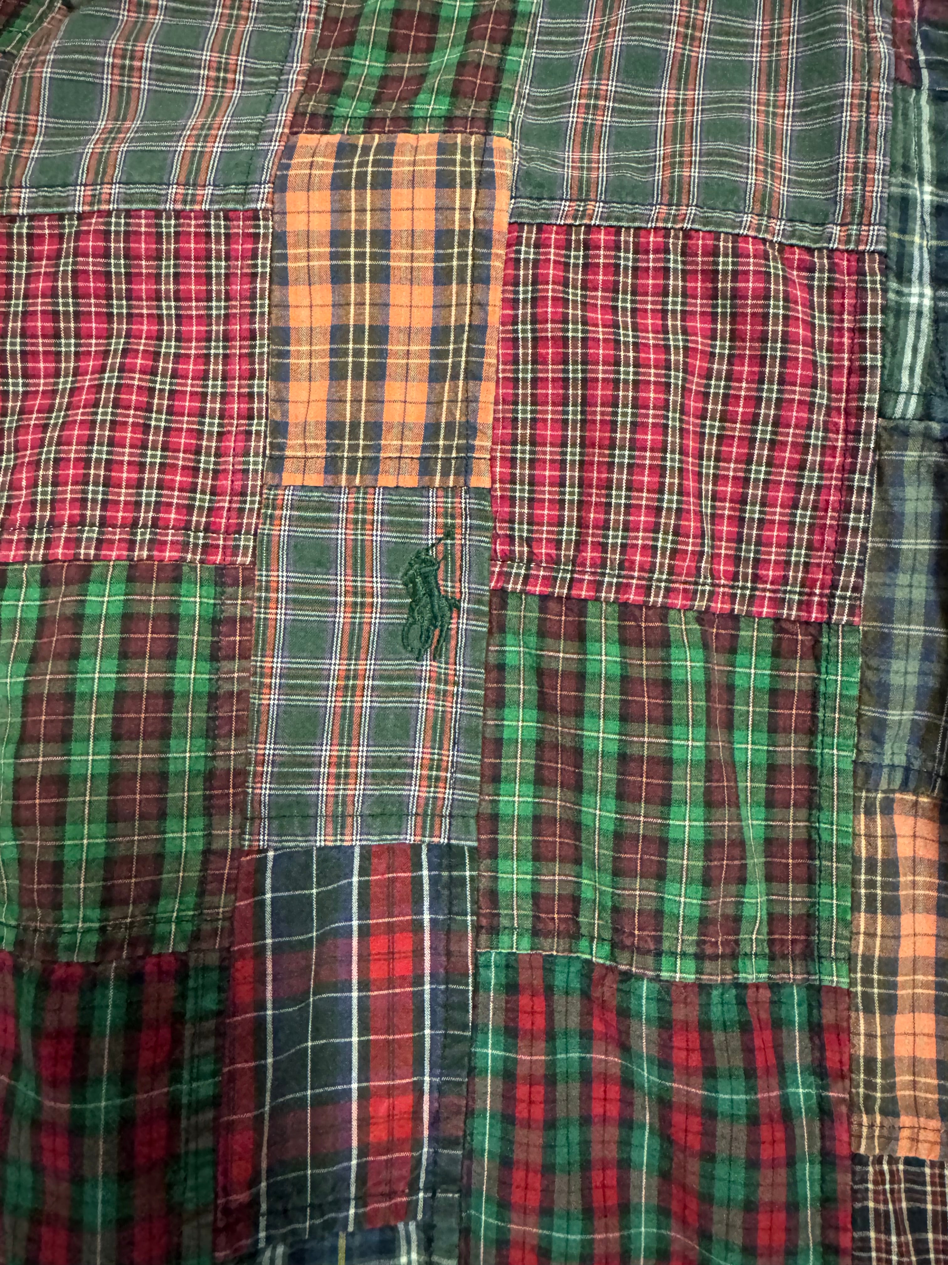 Vintage OG Polo Ralph Lauren Patchwork Button Up
