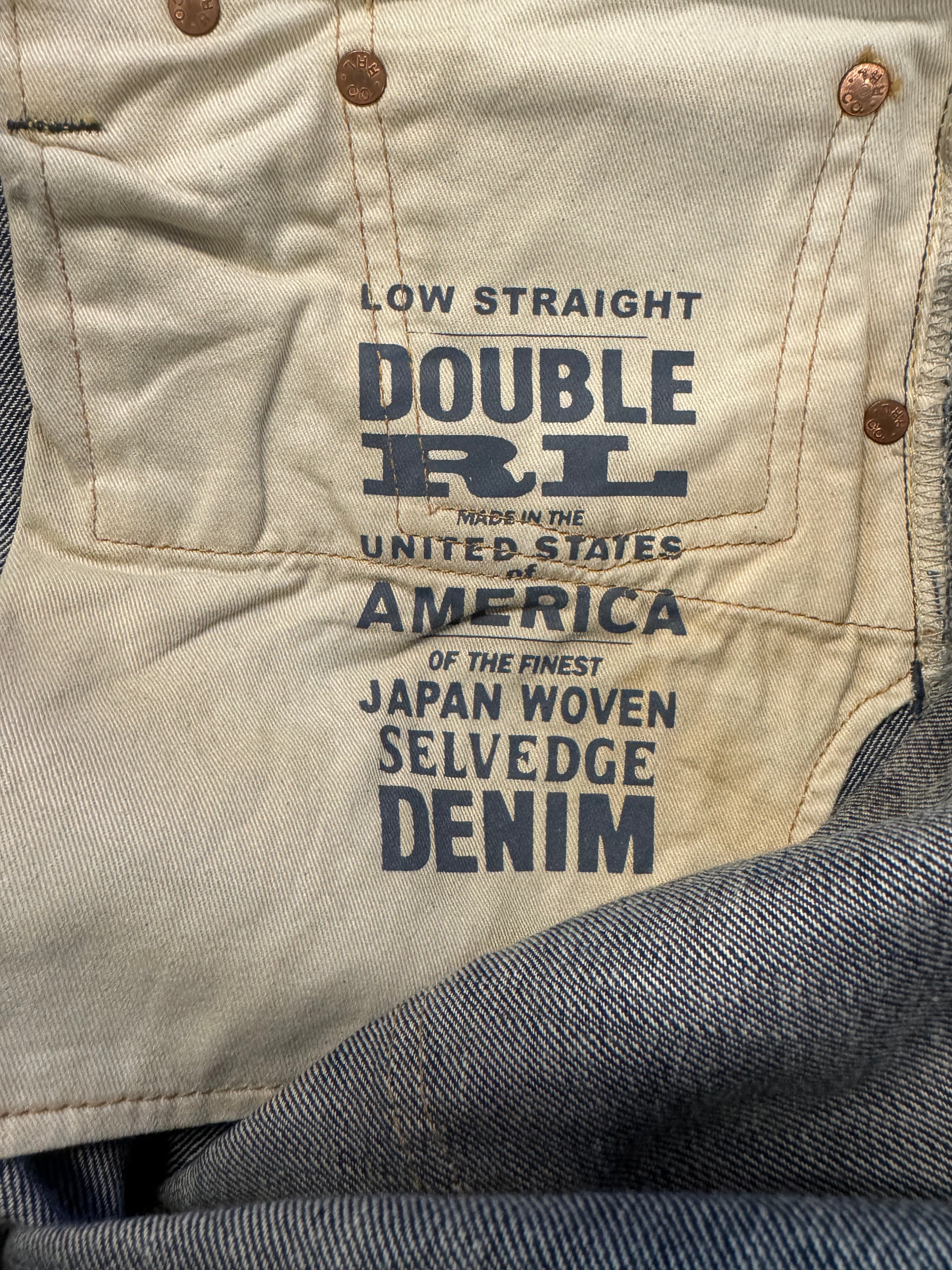 NWT RRL SELVEDGE DENIM JEANS