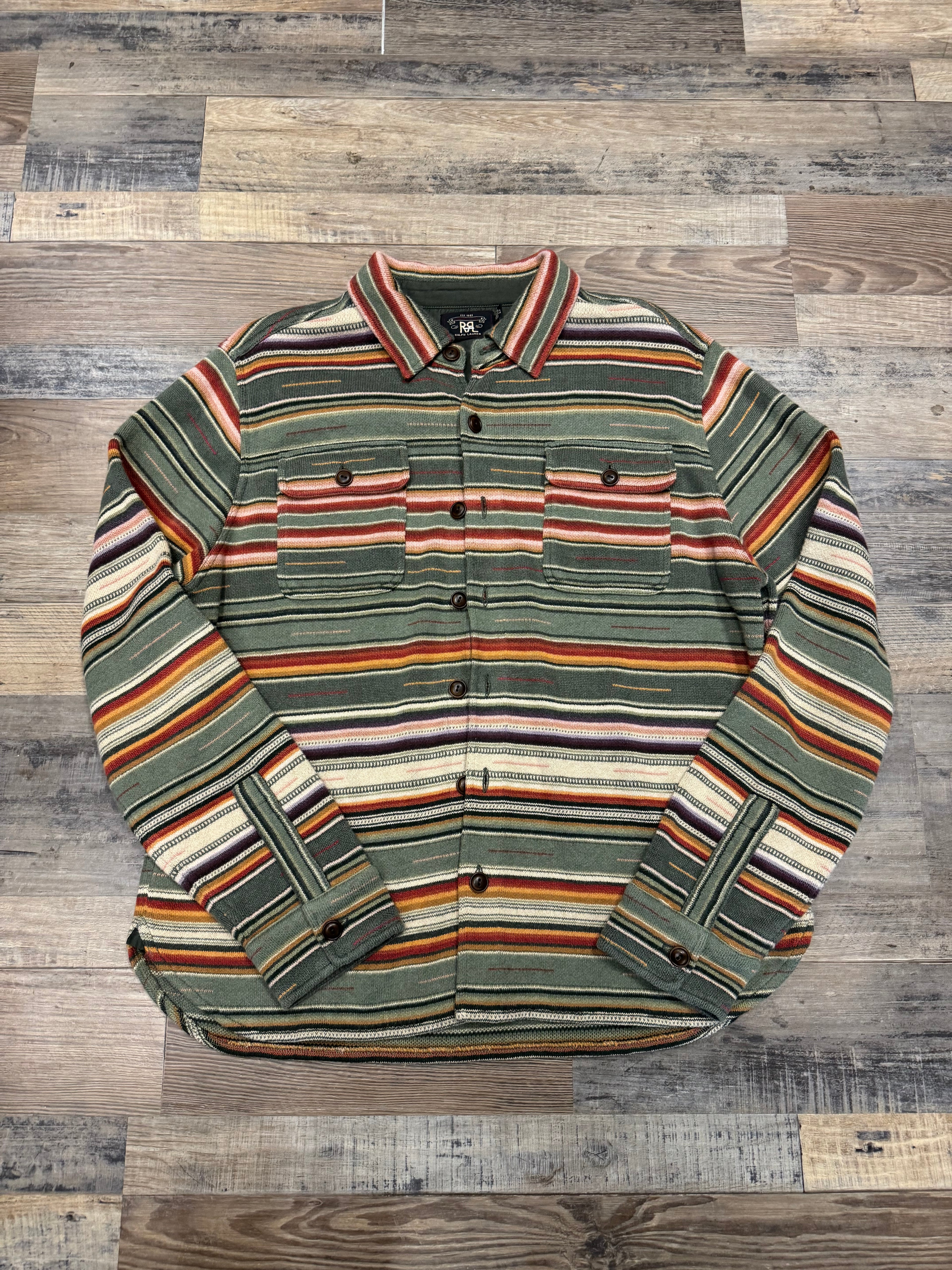 RRL Vintage Native Serape Overshirt