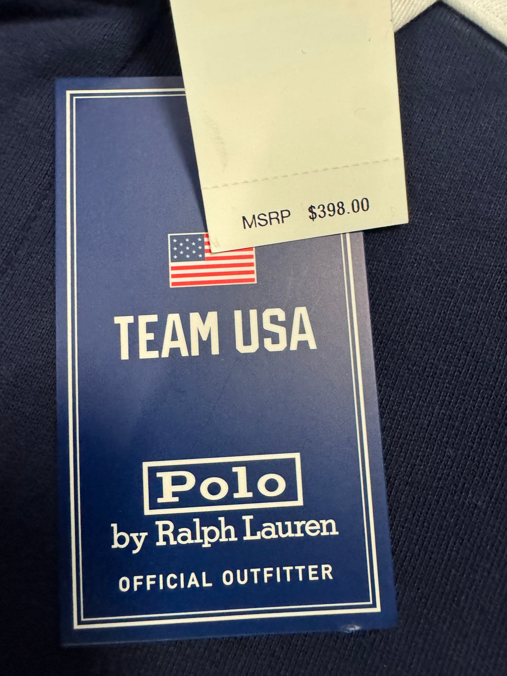 NWT Polo Ralph Lauren 2026 USA Olympics Fleece Sweatshirt Rugby