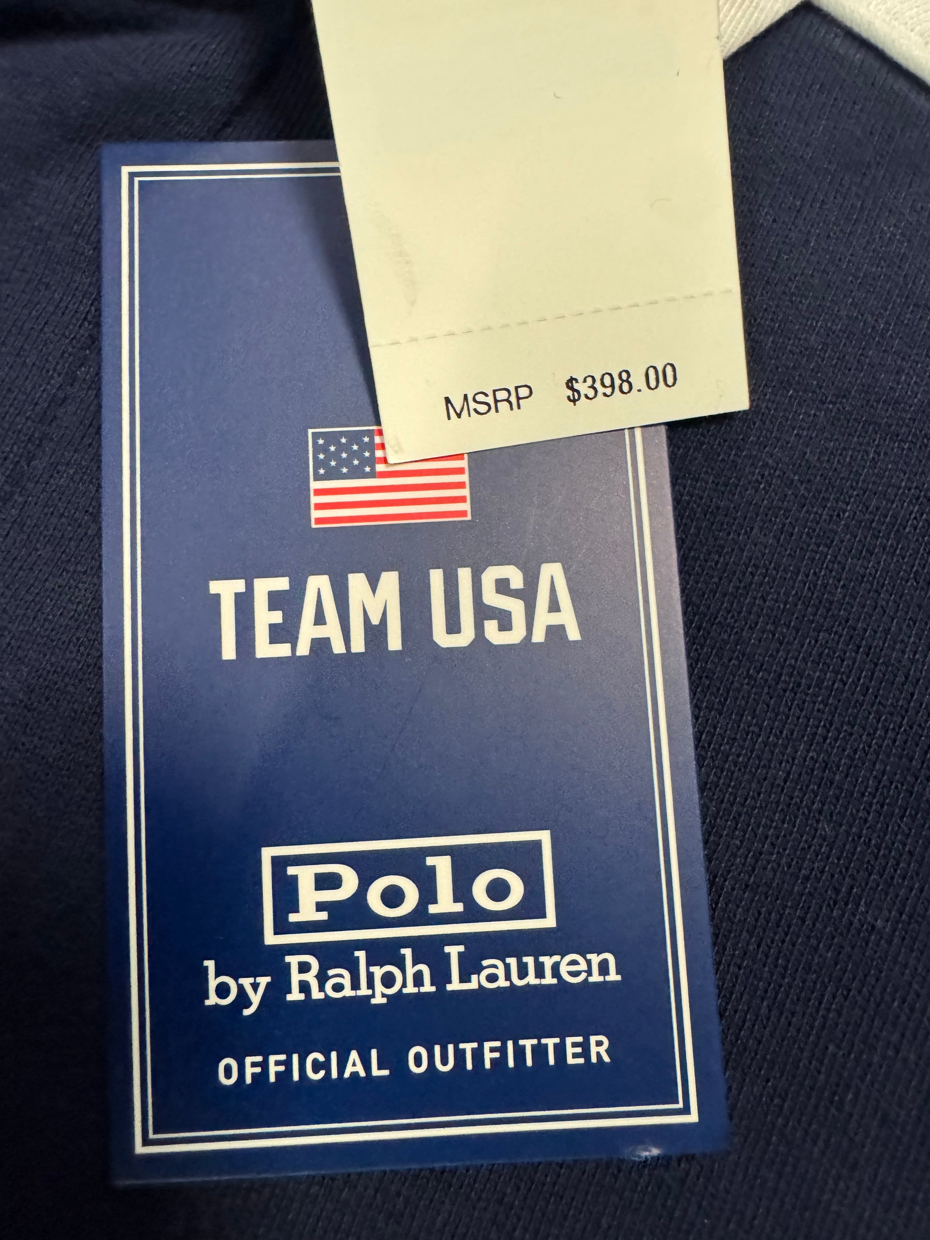 NWT Polo Ralph Lauren 2026 USA Olympics Fleece Sweatshirt Rugby