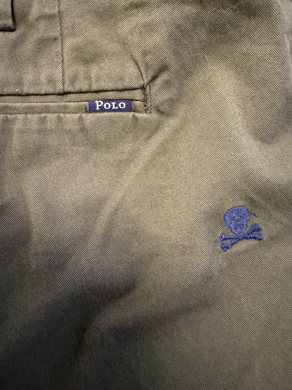Polo Ralph Lauren Skull and Bones Embroidered Shorts