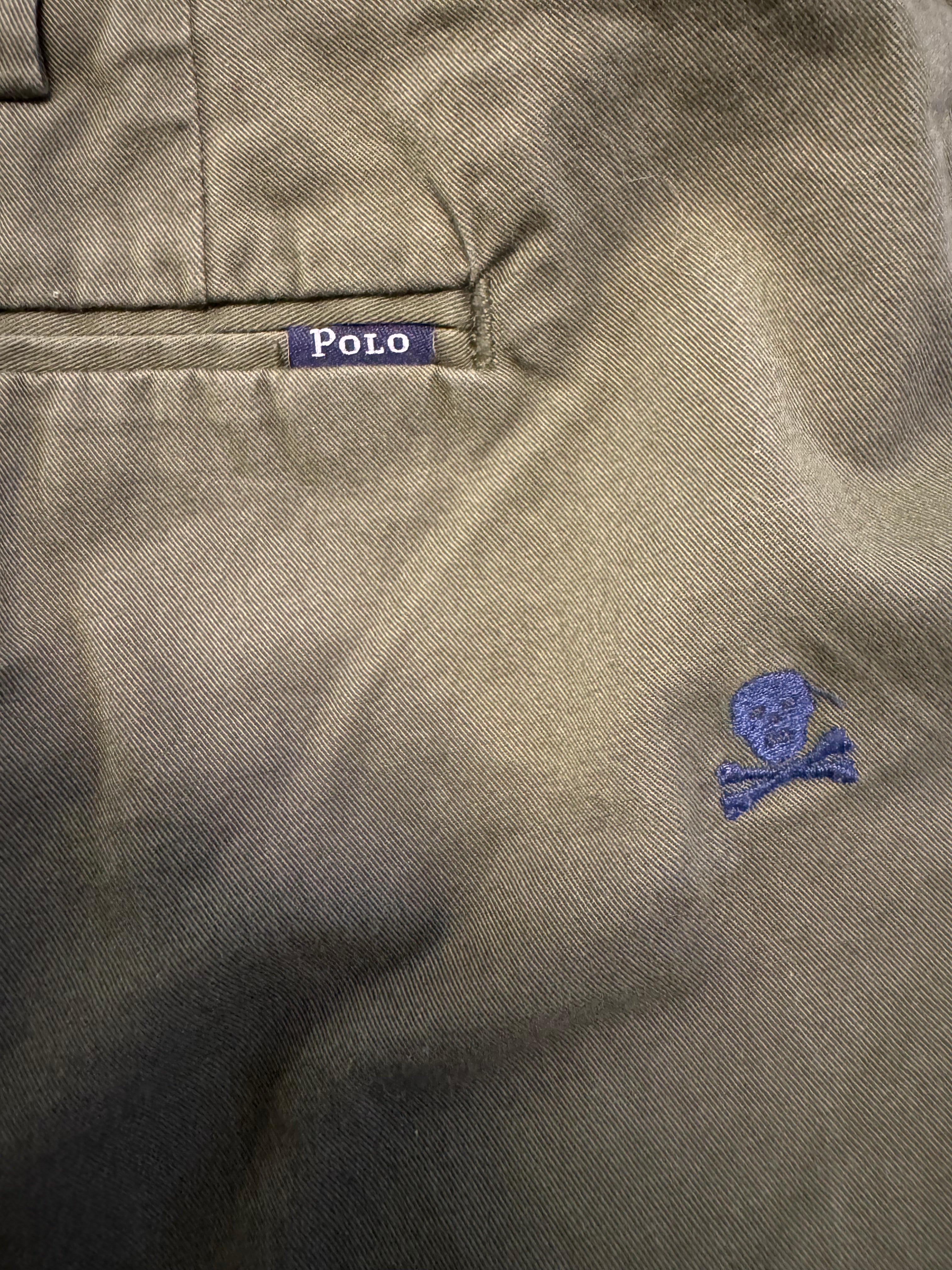 Polo Ralph Lauren Skull and Bones Embroidered Shorts